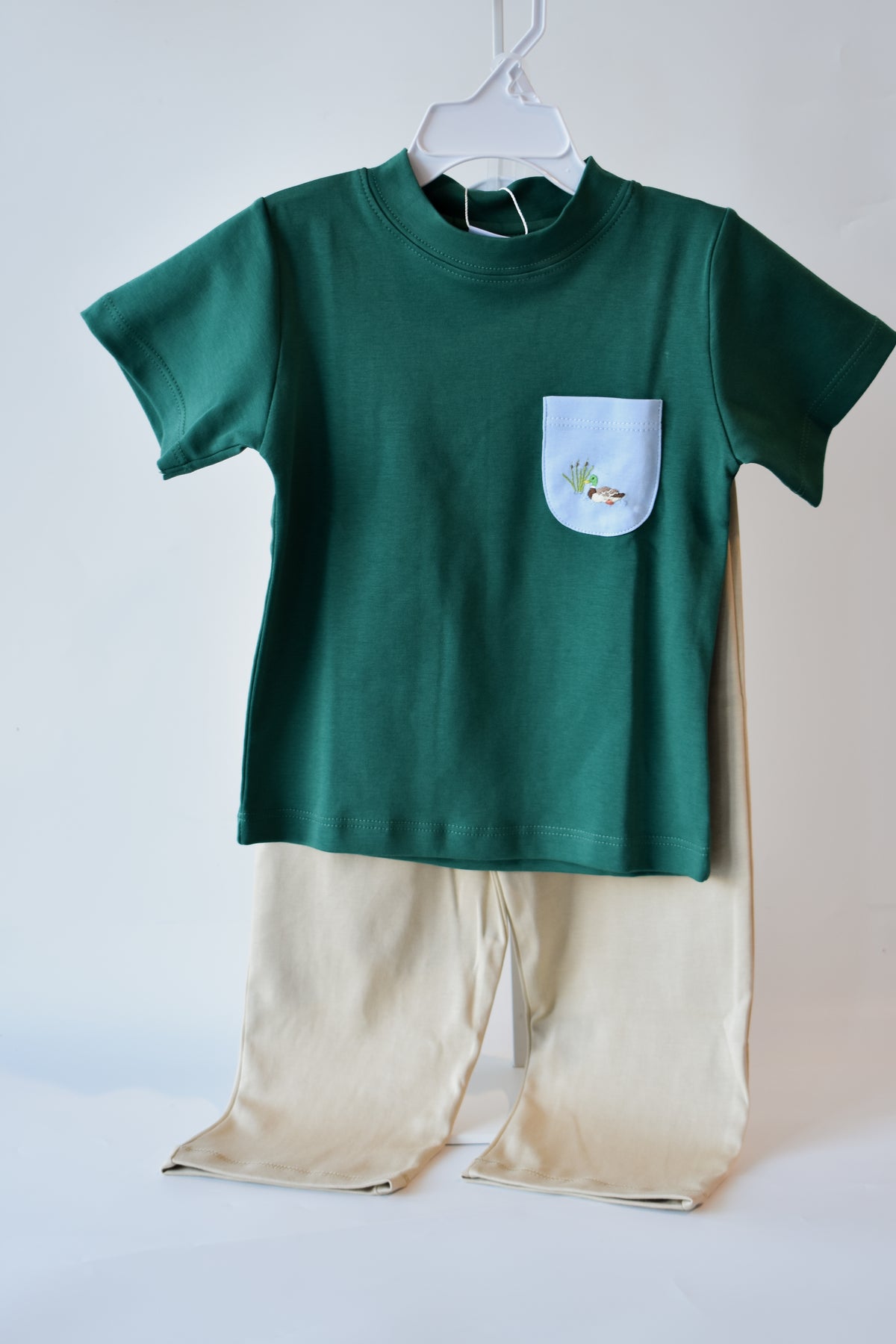 Mallards n Mini Cattails Short Sleeve Pant Set