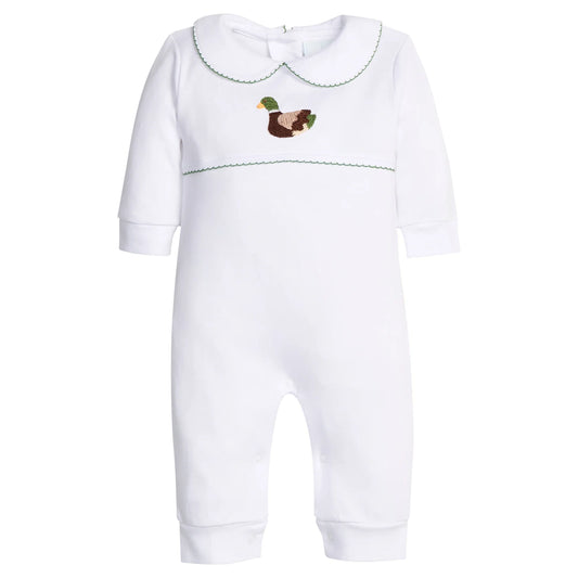 Crochet Playsuit-Mallard