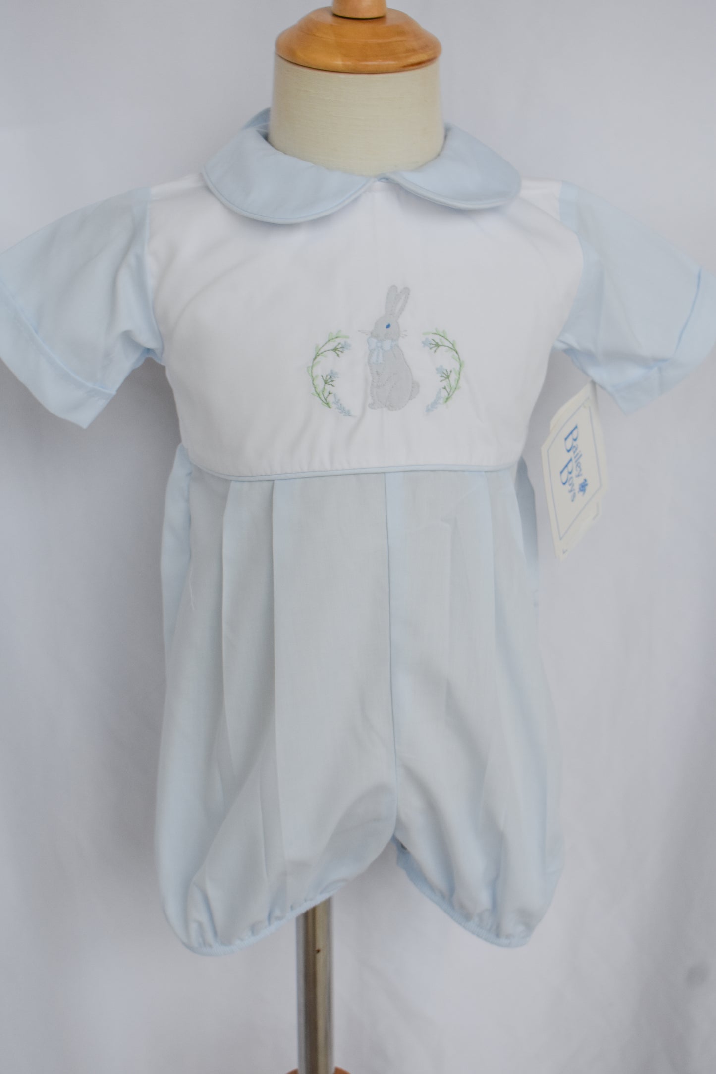 Oliver Rabbit Blue Dressy Boy Bubble