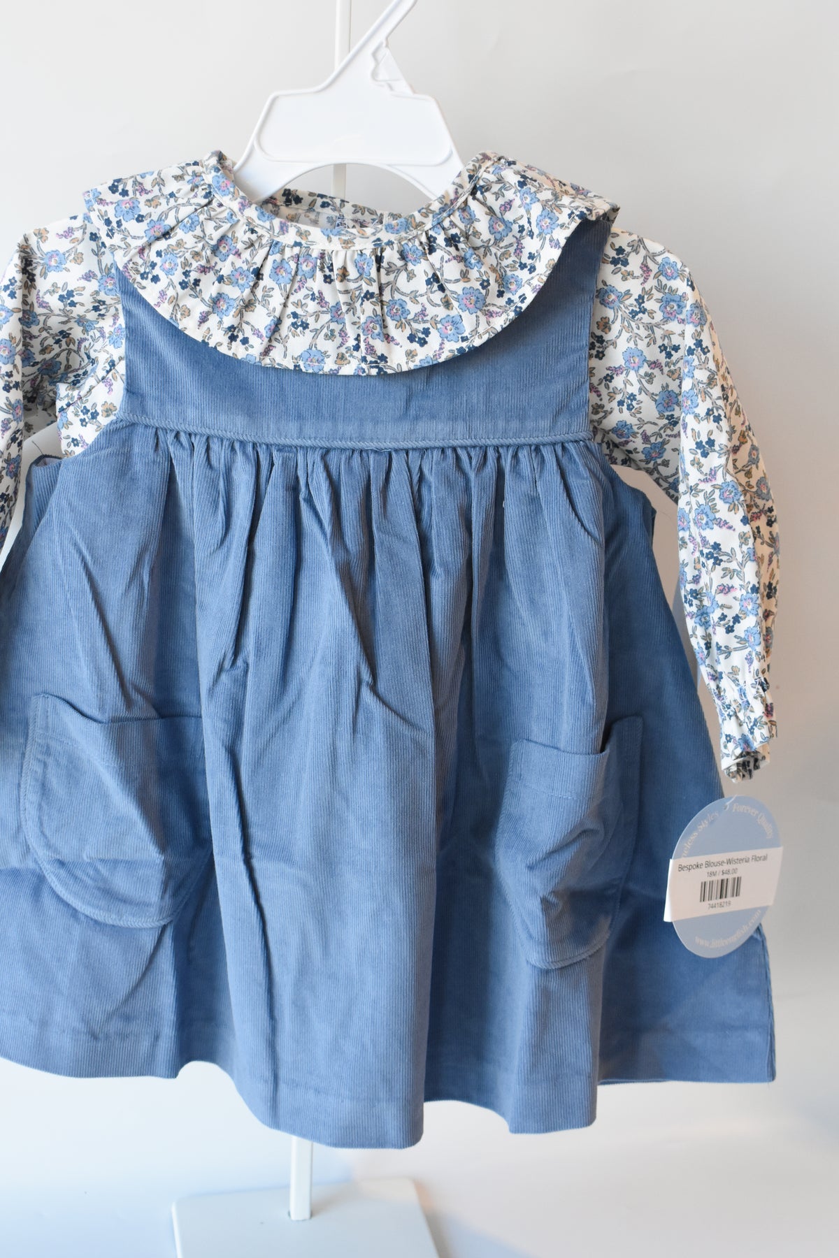Stormy Blue Corduroy Madison Jumper