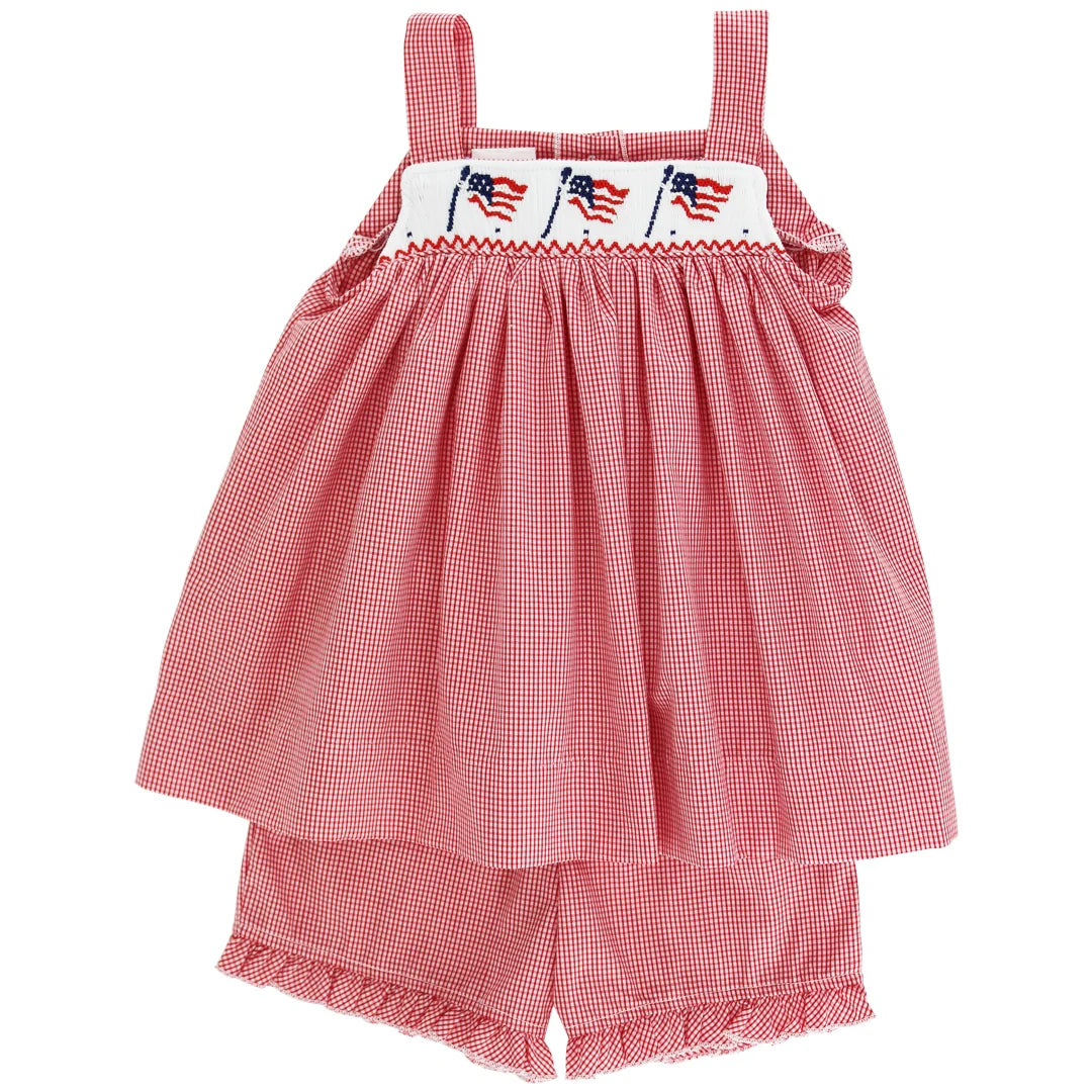 Old Glory Girl's Short Set