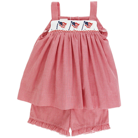 Old Glory Girl's Short Set