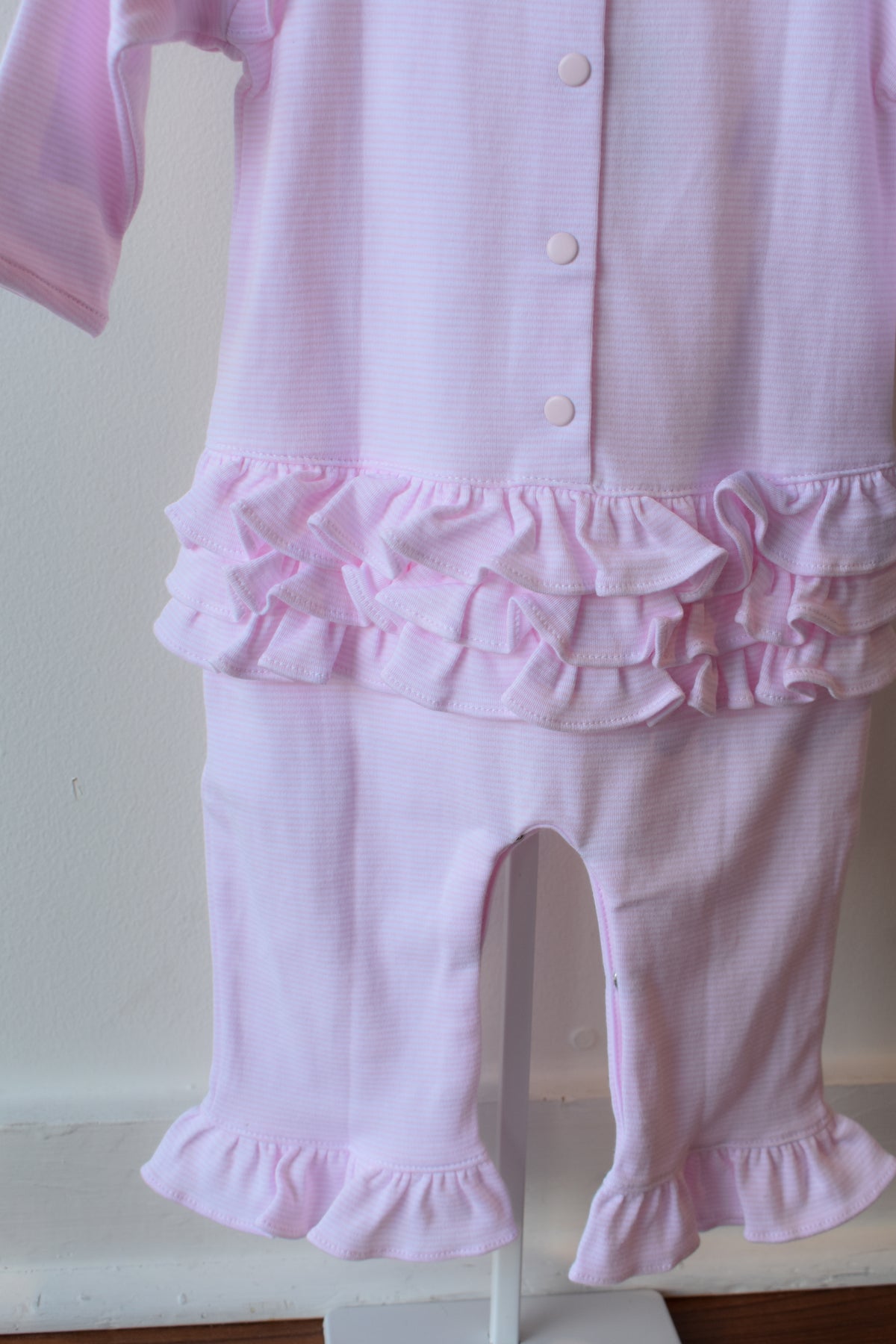 Petal Pink Long Sleeve Romper