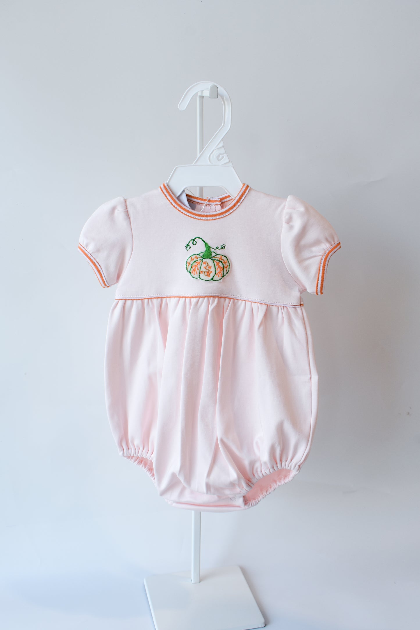 Pink Mini Pumpkin Puff Sleeve Bubble