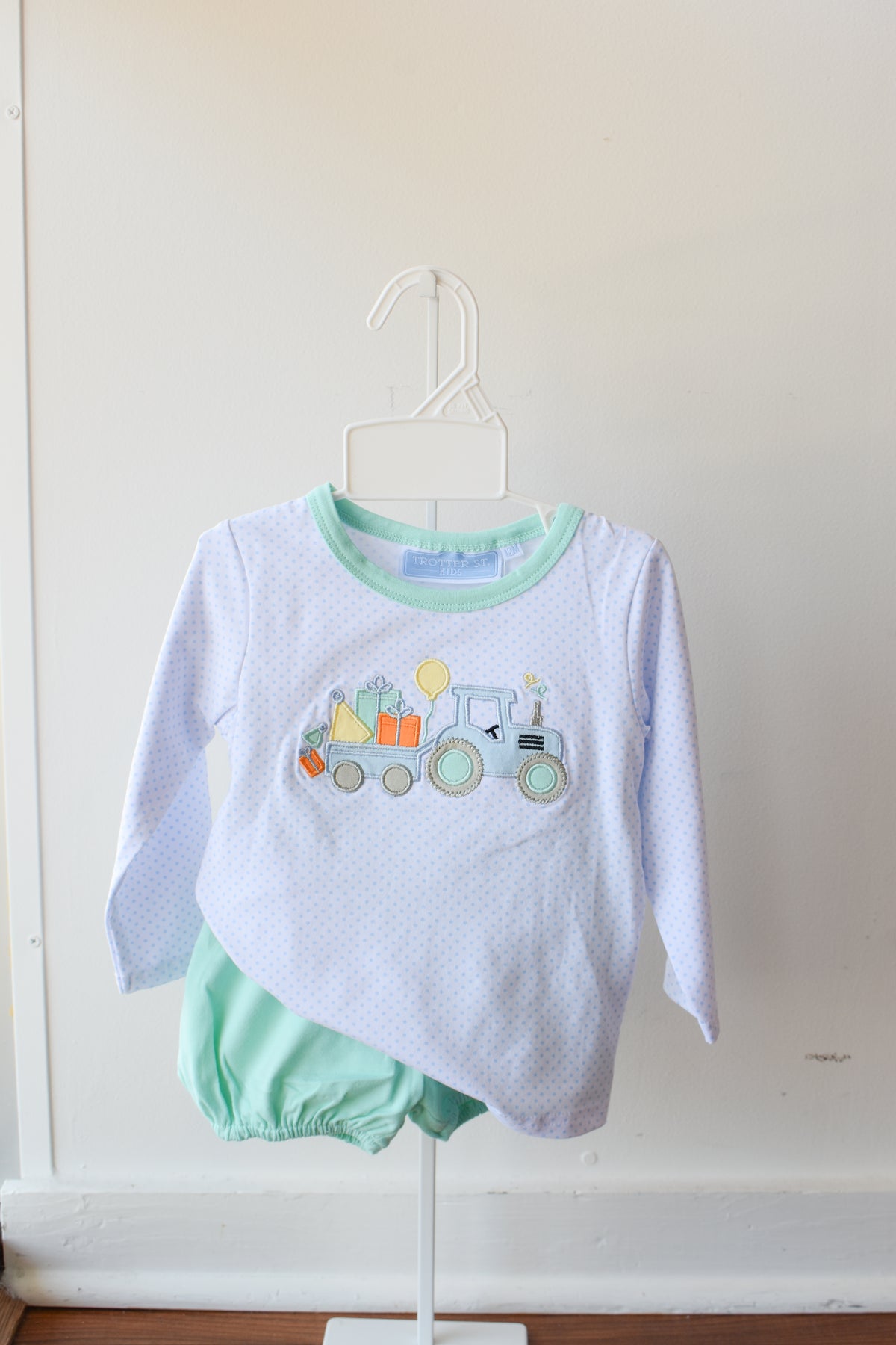 Birthday Boy Knit Bloomer Set