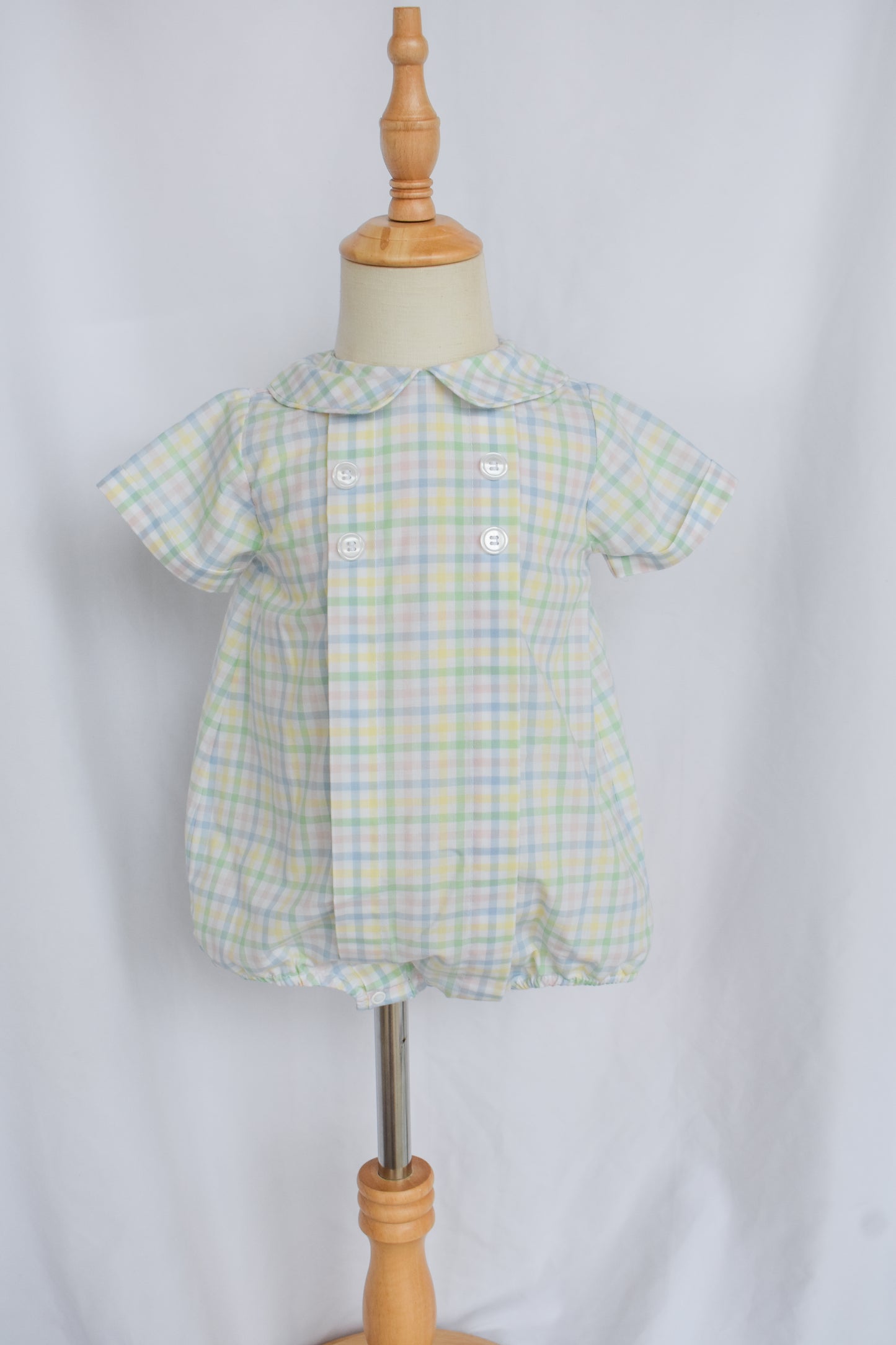 Easter Morning Plaid Dressy Boy Bubble