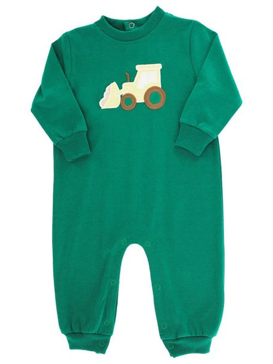 Green Digger Knit Romper