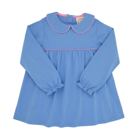 Maude's A Line Top-Barbados Blue