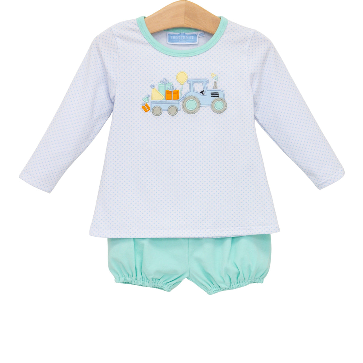 Birthday Boy Knit Bloomer Set