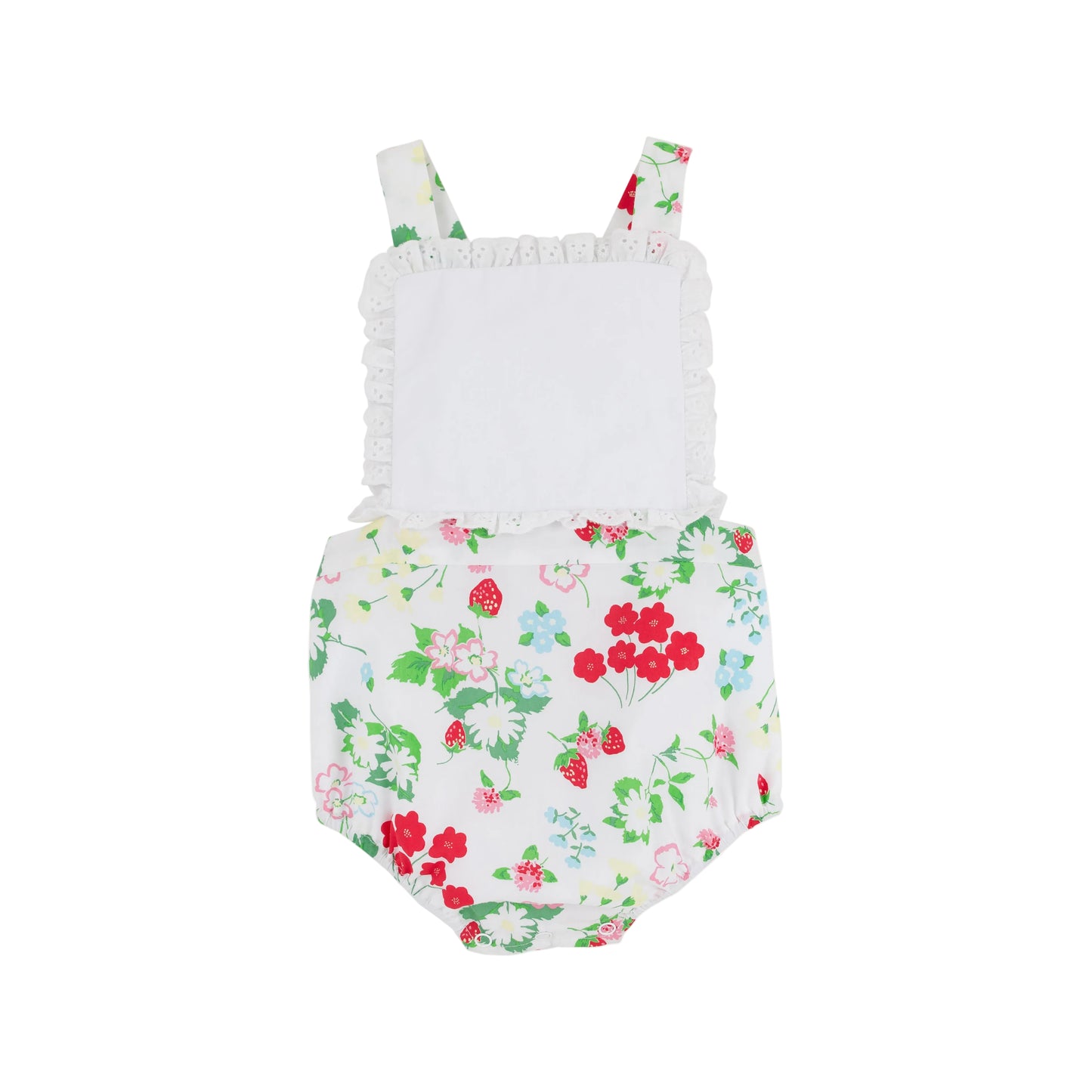 Sally Sunsuit-Berry Sweet Broadcloth