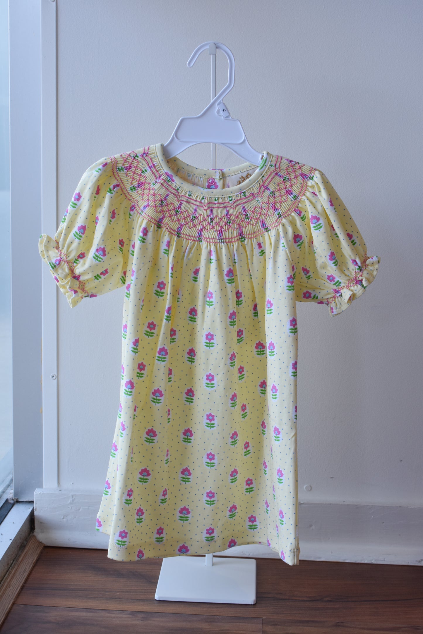 Sandy Smocked Pima Dress-Fairway Floral