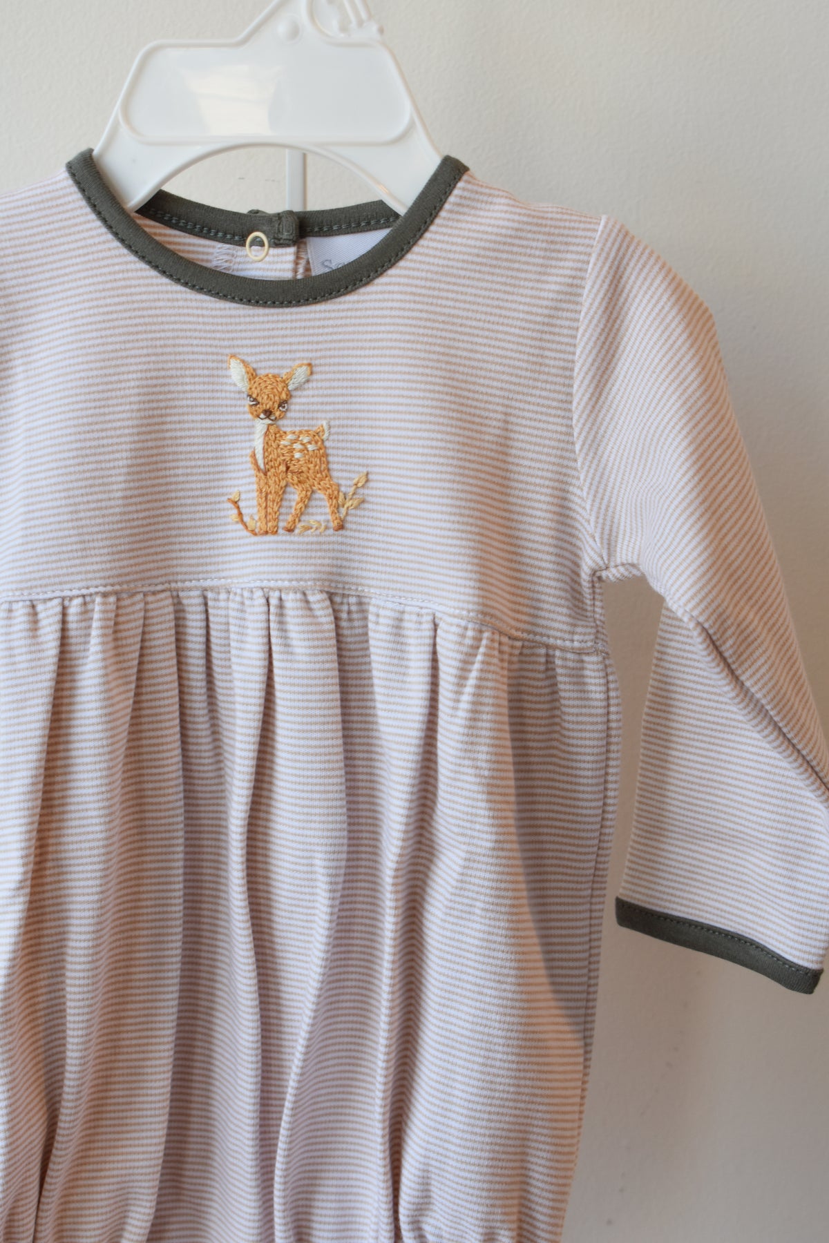 Fawning Around Mini Stripe Trim Bubble