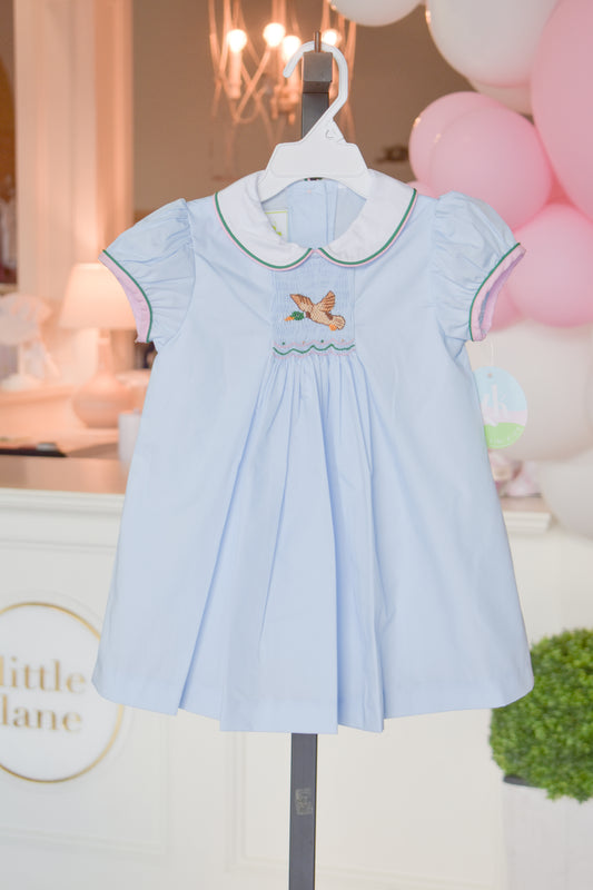 Feathered Friends Smocked Sylvie Dress