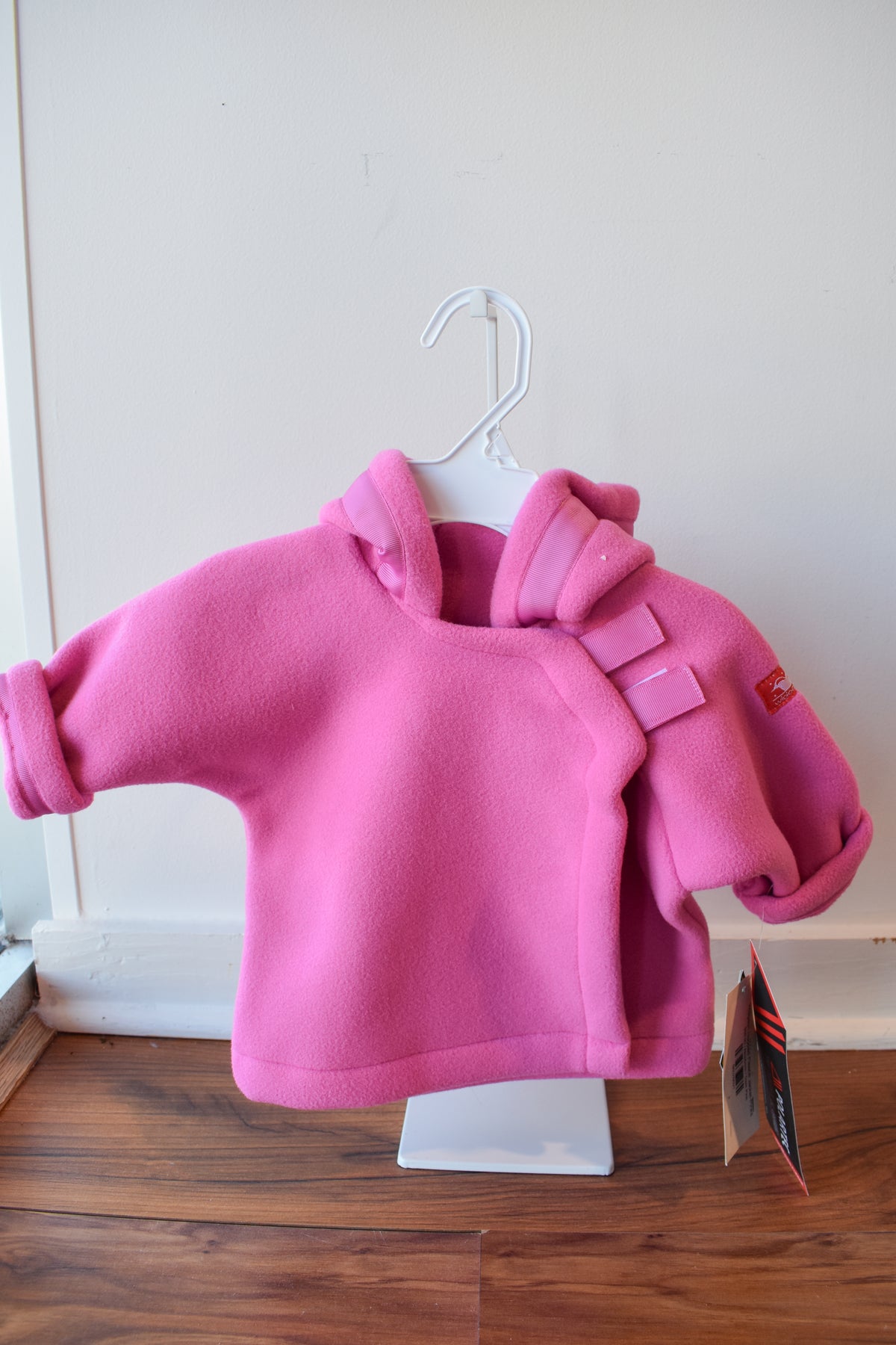 Widgeon Classic Hooded Fleece Jacket-Dark Pink