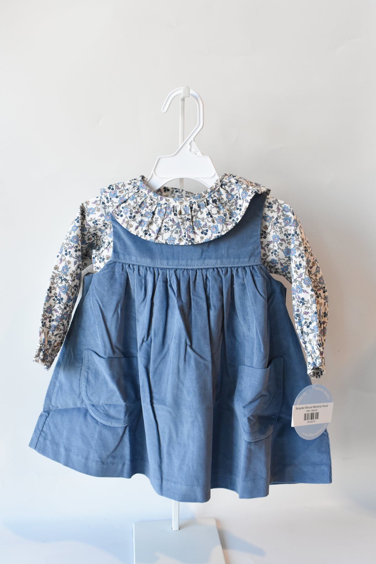 Stormy Blue Corduroy Madison Jumper