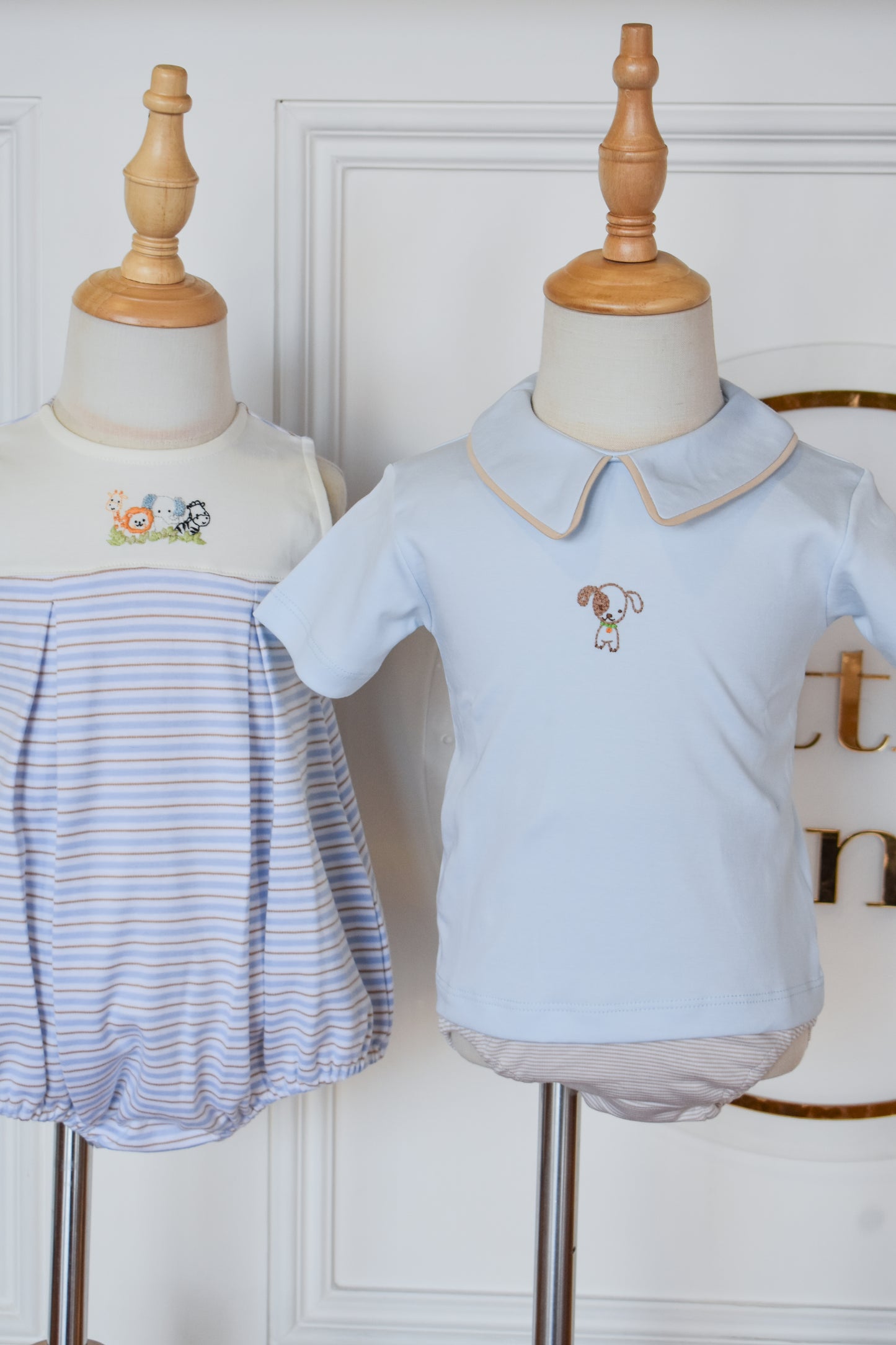 Sweet Sparky Mini Striped Diaper Set