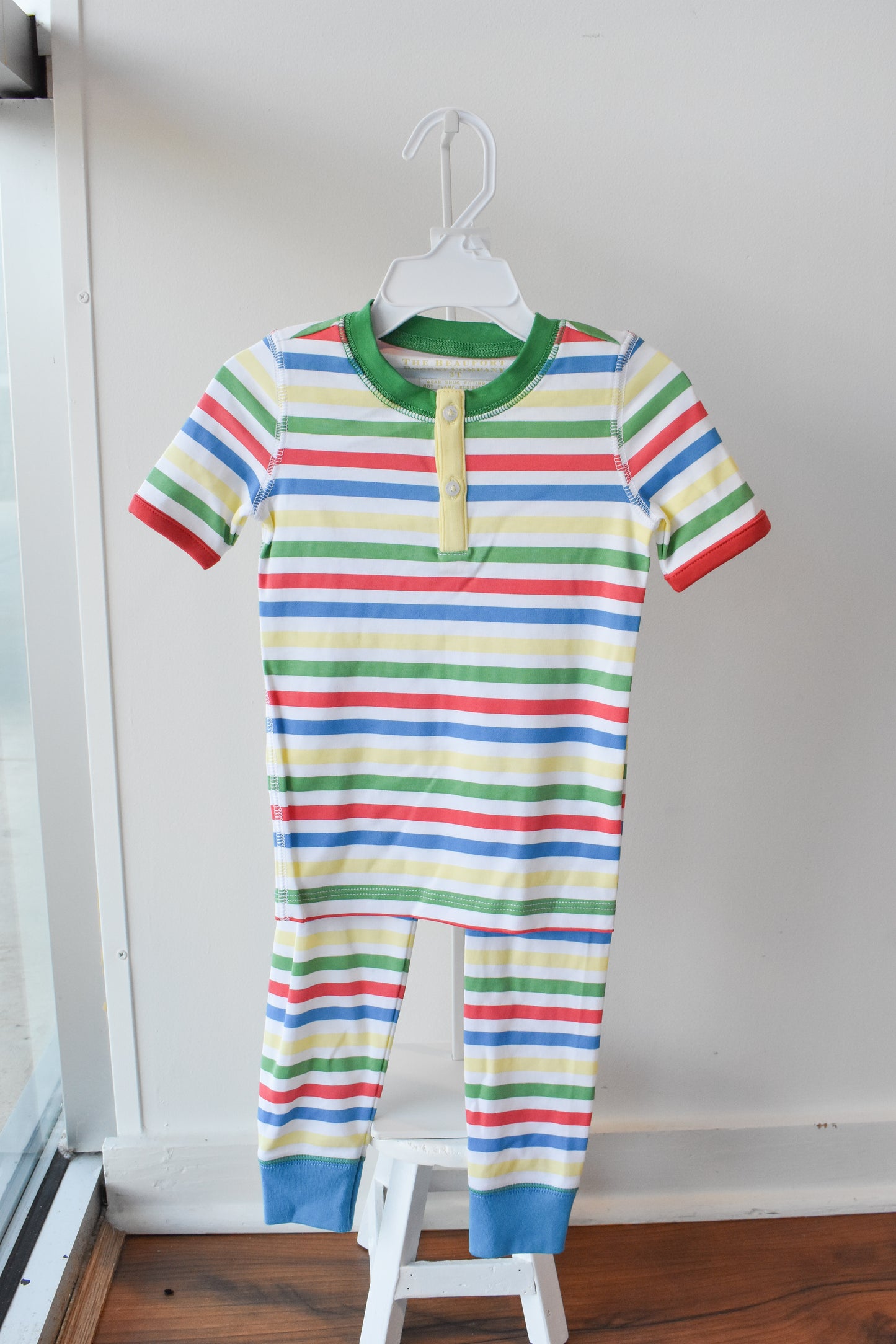 Suttons Short Sleeve Set-Portland Sealife Stripe