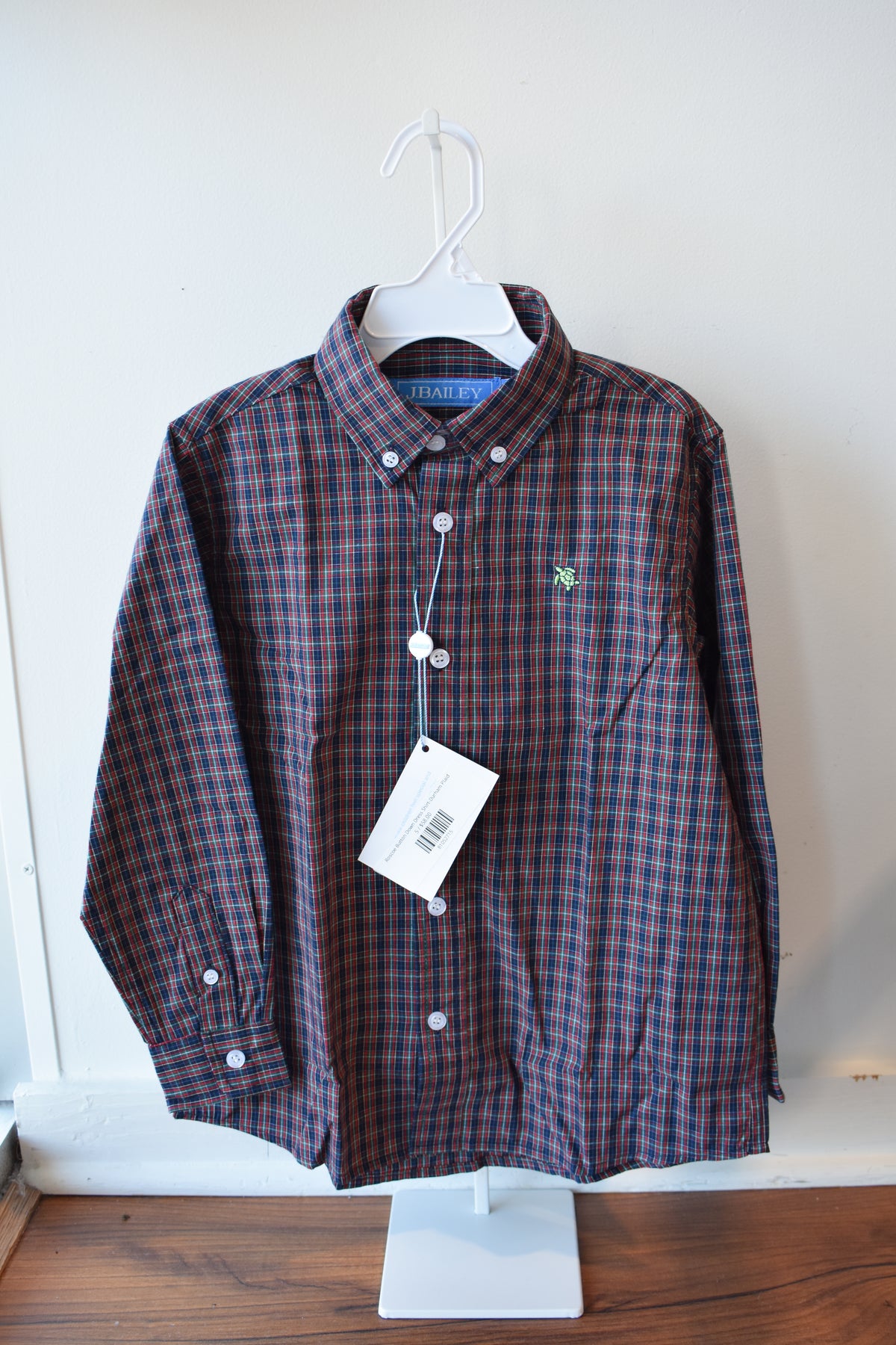 Roscoe Button Down Dress Shirt-Durham Plaid