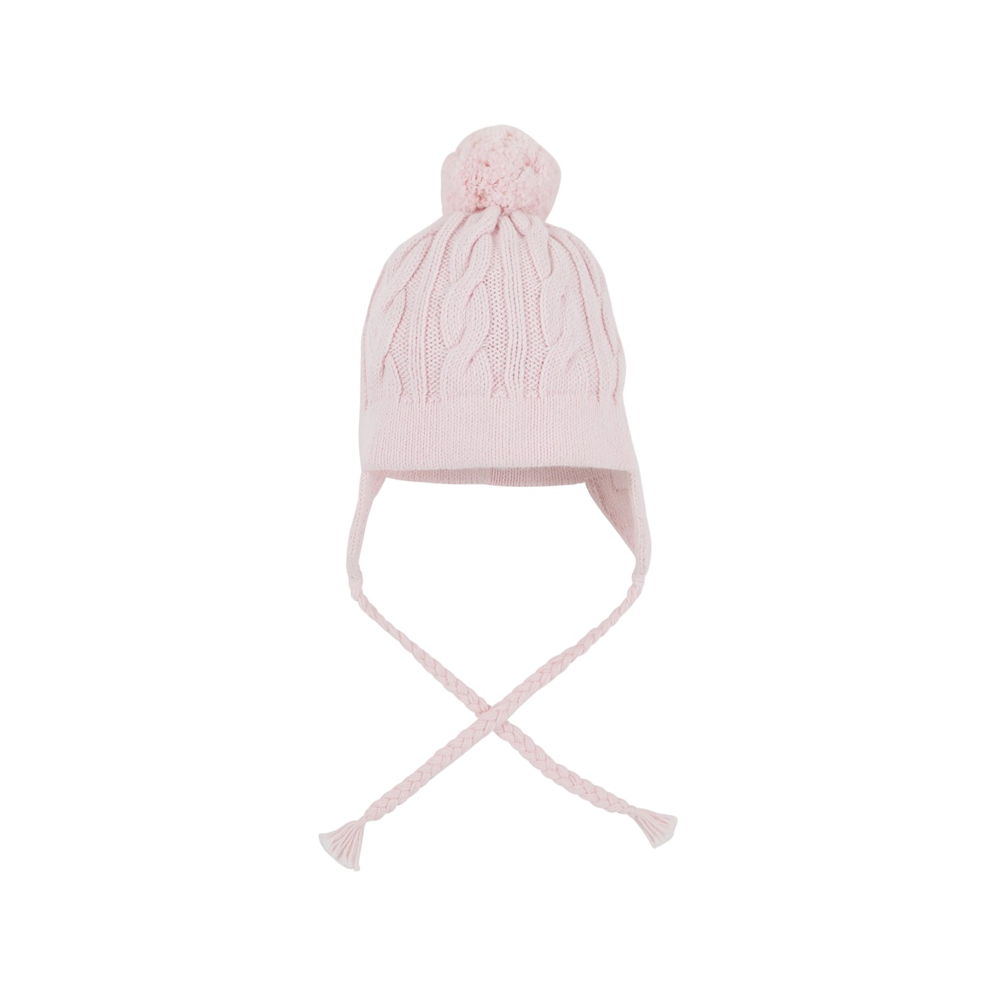 Parrish Pom Pom Hat-Cable Knit