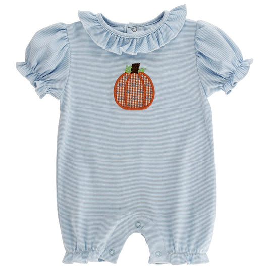 Pumpkin Patch-Girl Knit Romper
