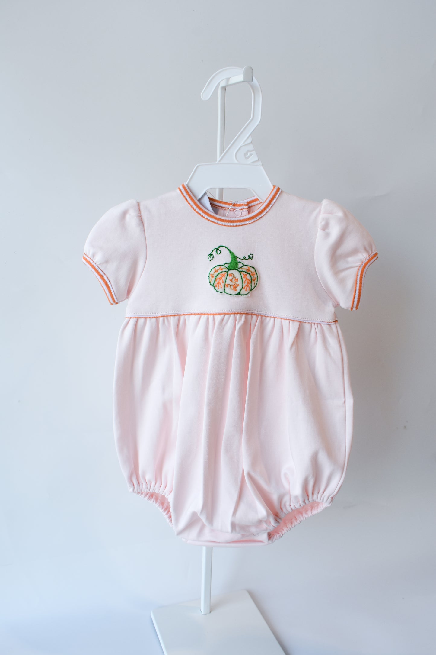 Pink Mini Pumpkin Puff Sleeve Bubble