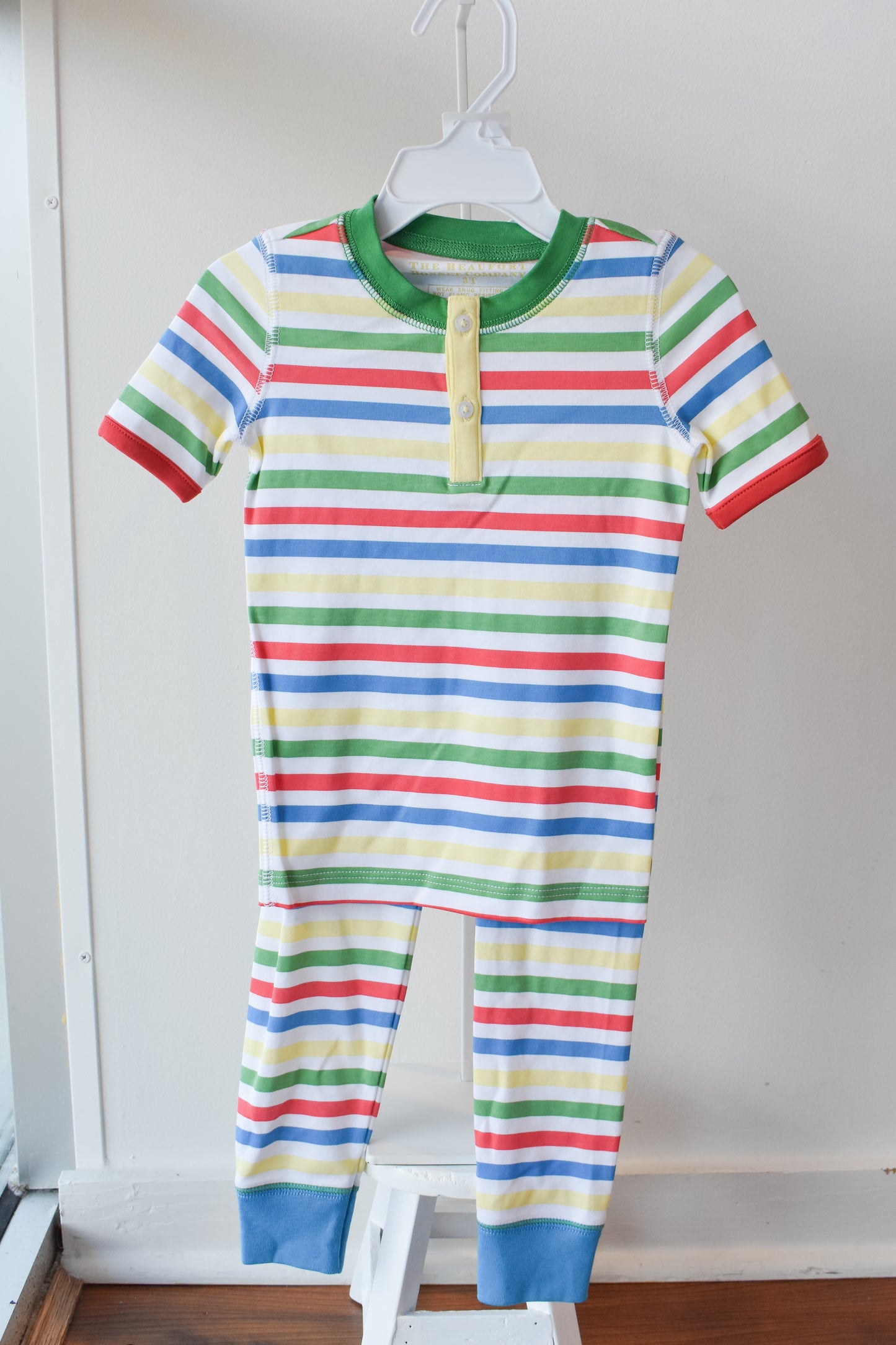 Suttons Short Sleeve Set-Portland Sealife Stripe