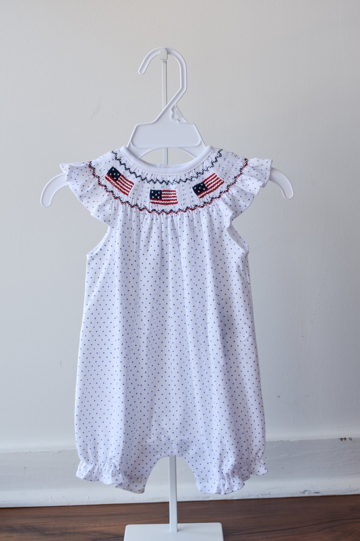 Flags n Fun Hand Smocked Dot Bubble
