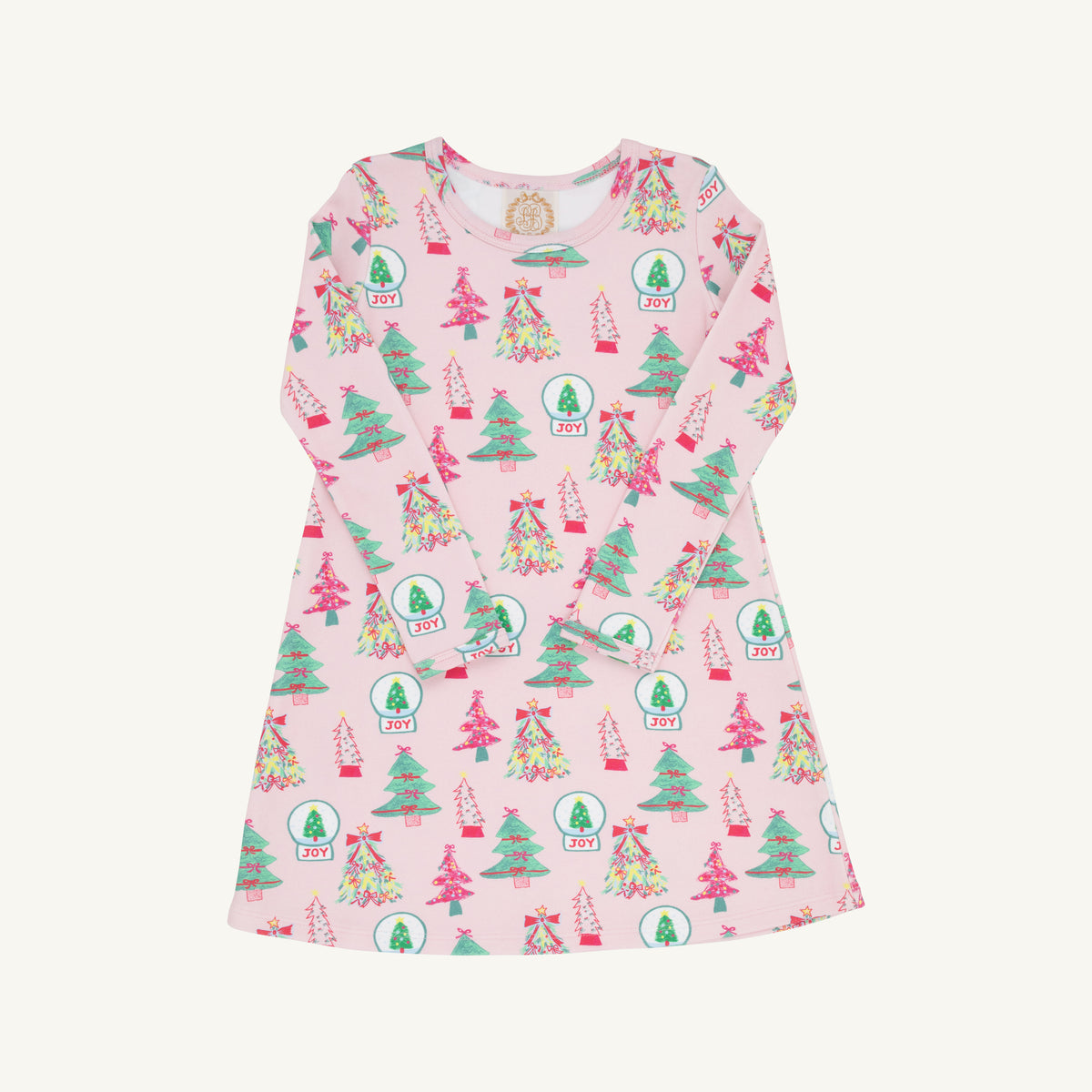 Long Sleeve Polly Play Dress-Christmas Coloring Contest