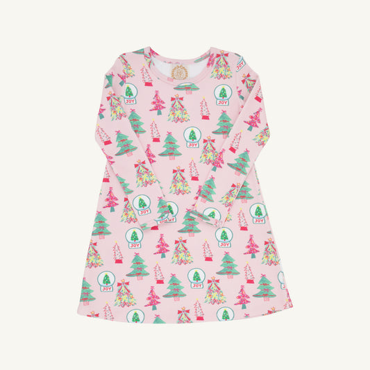 Long Sleeve Polly Play Dress-Christmas Coloring Contest