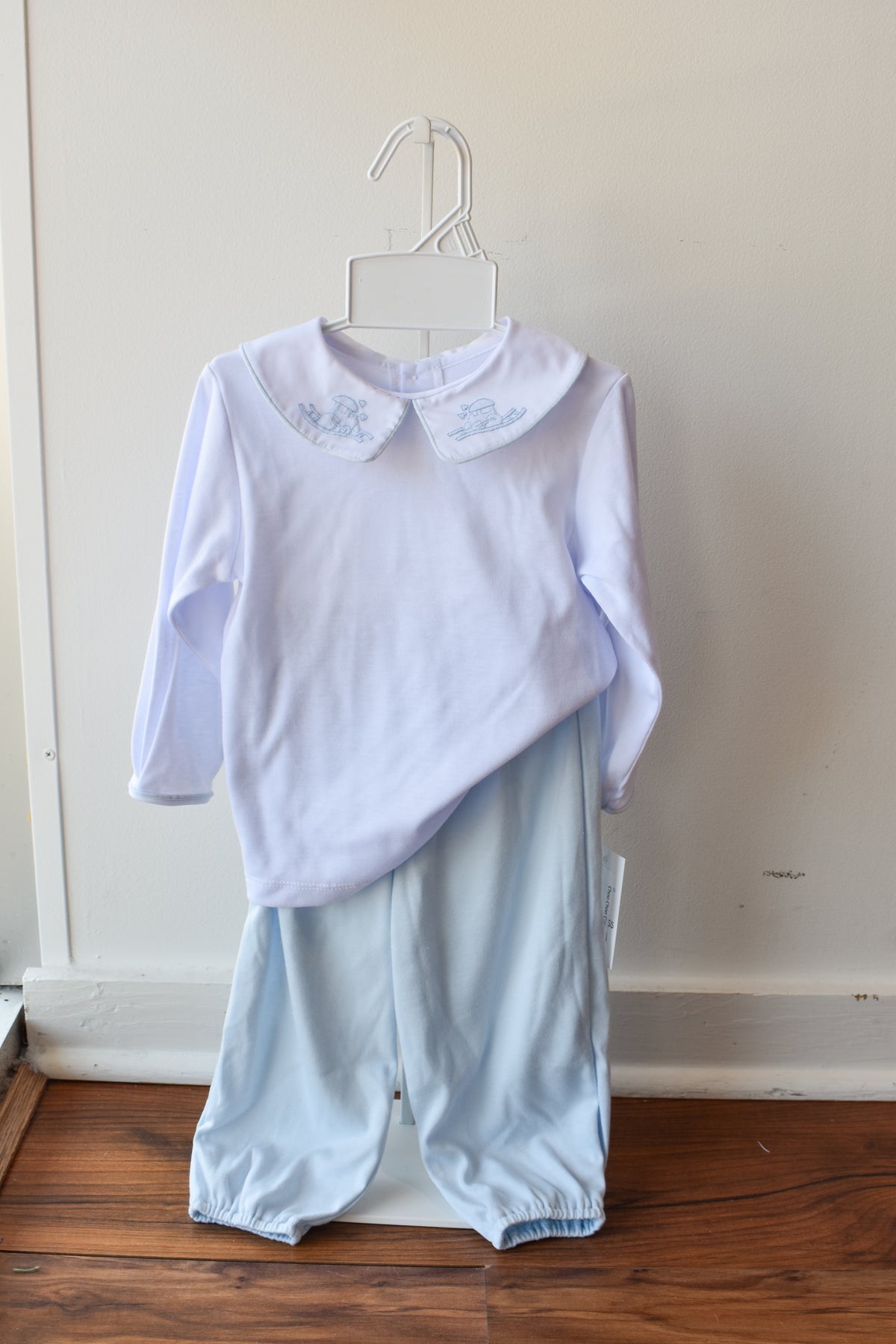 Choo Choo Cutie Banded Knit Pant Set