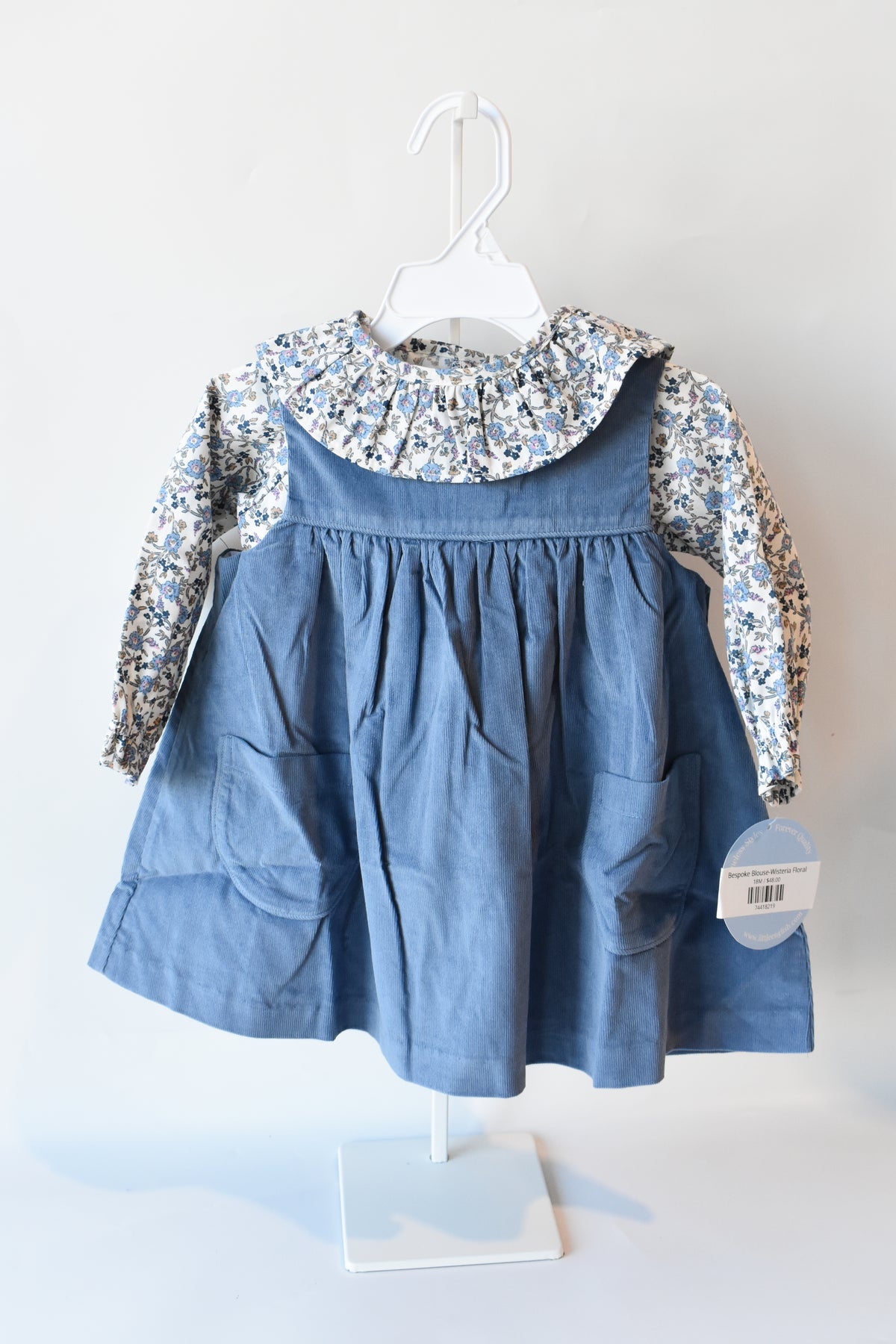 Stormy Blue Corduroy Madison Jumper