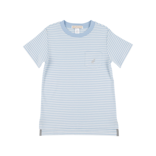 Carter Crewneck-Beale St/Grantley Grey Stripe