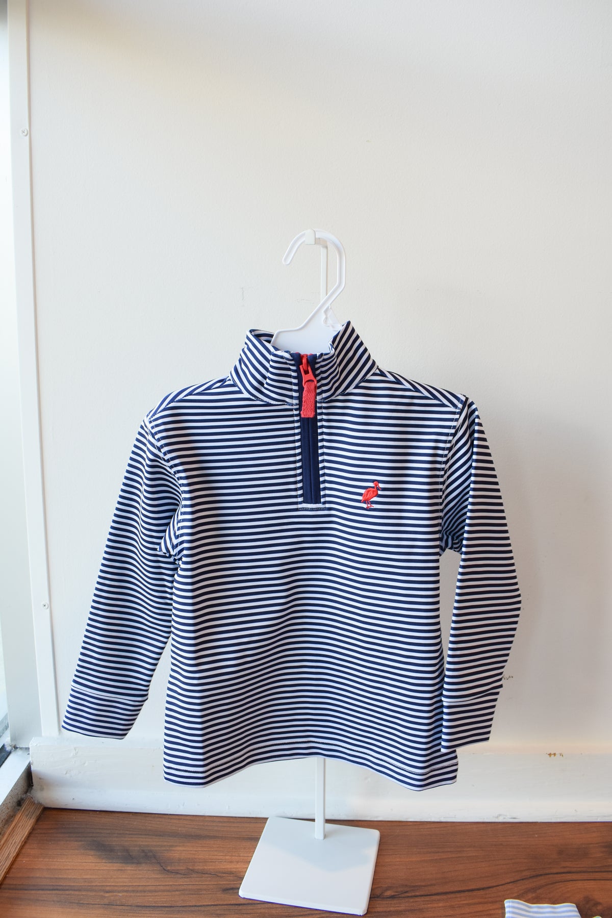 Prepletic Hayward Half Zip-Navy Stripe