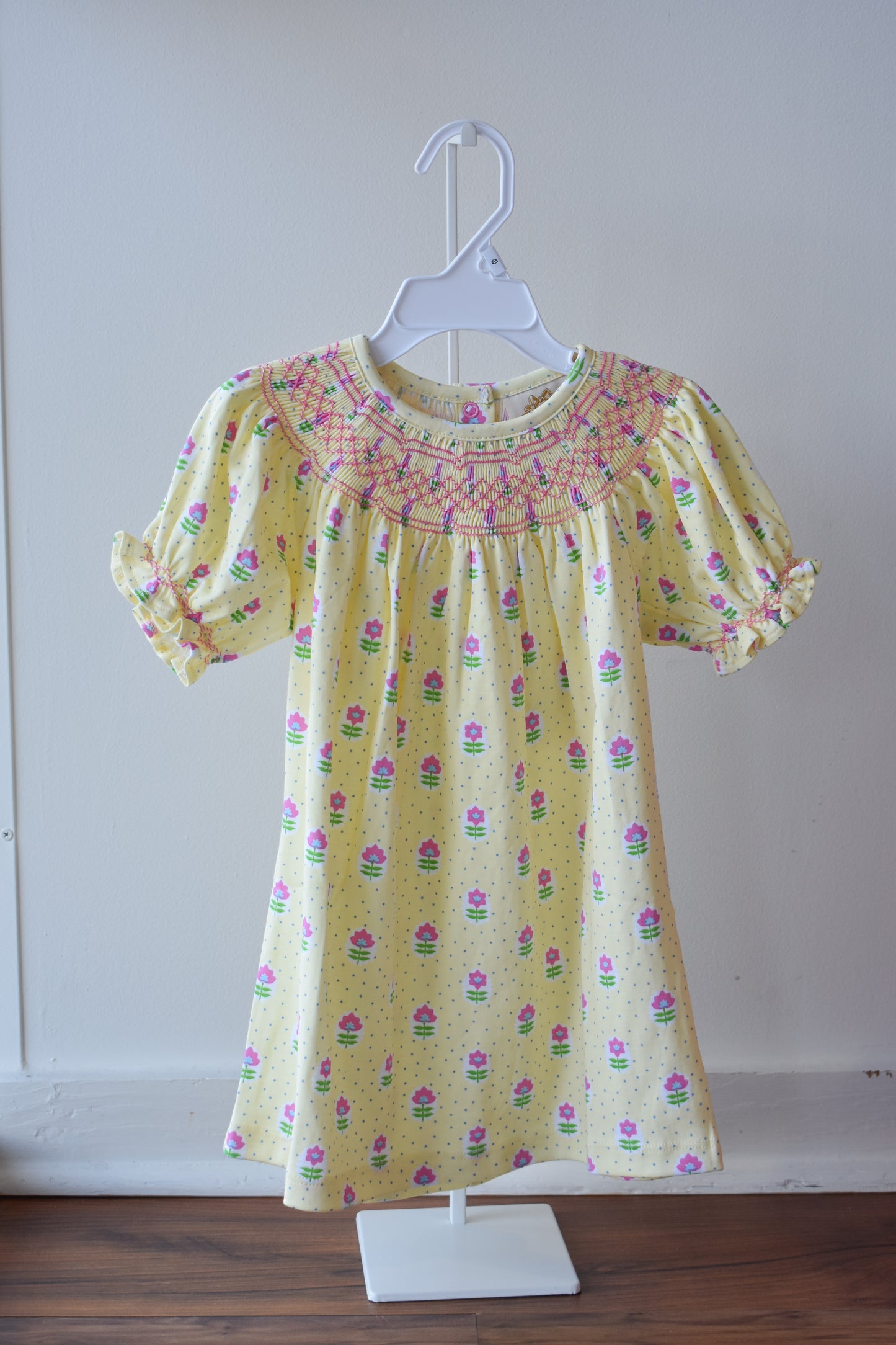 Sandy Smocked Pima Dress-Fairway Floral
