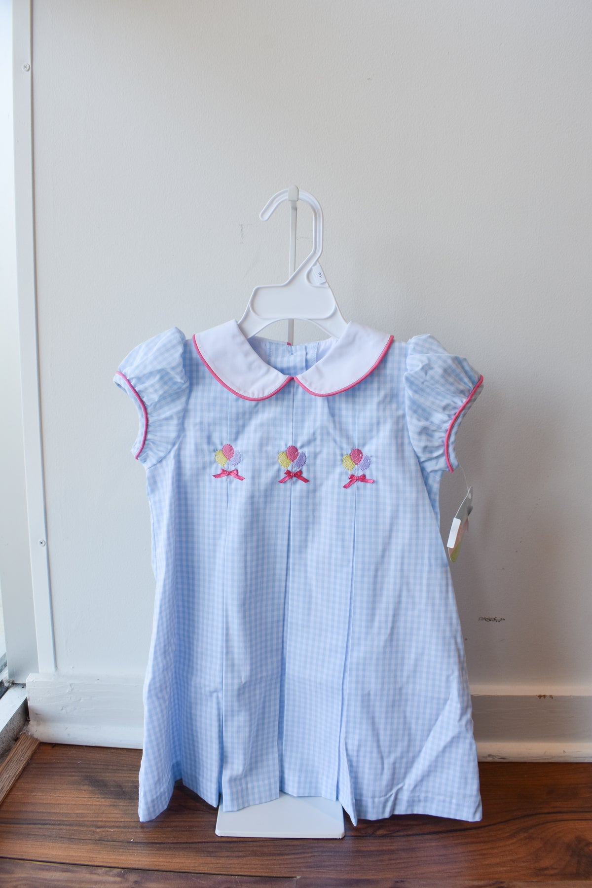 Camilla Blue Gingham Birthday Dress