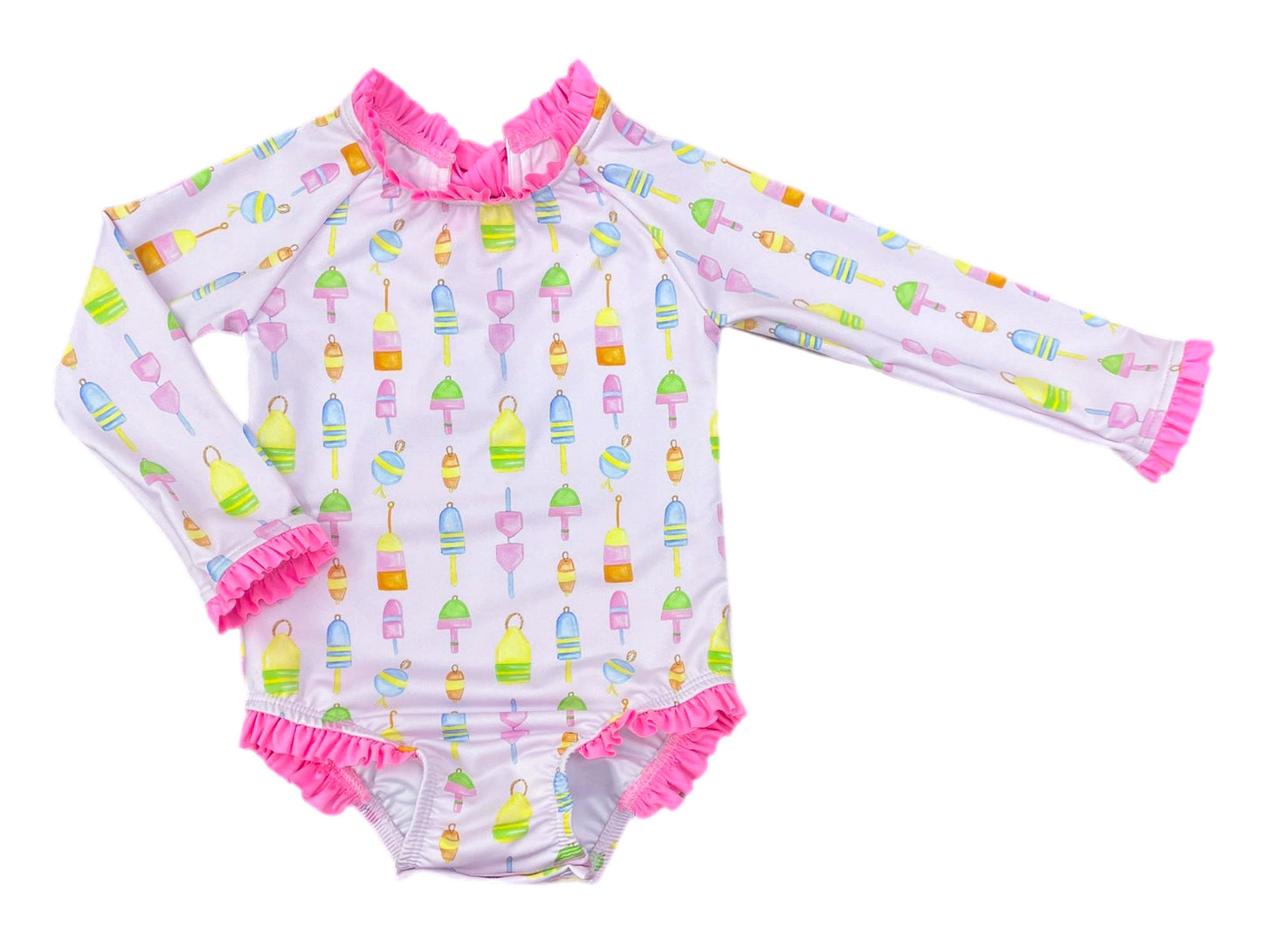 Leighton One Piece Rash Guard-'Reel' Fun!