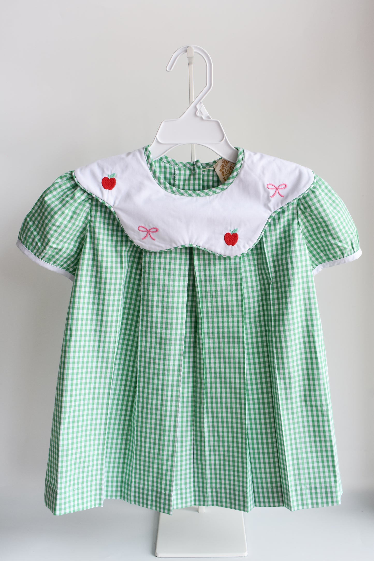 Frenchy Frock-Gibson Island Green Gingham