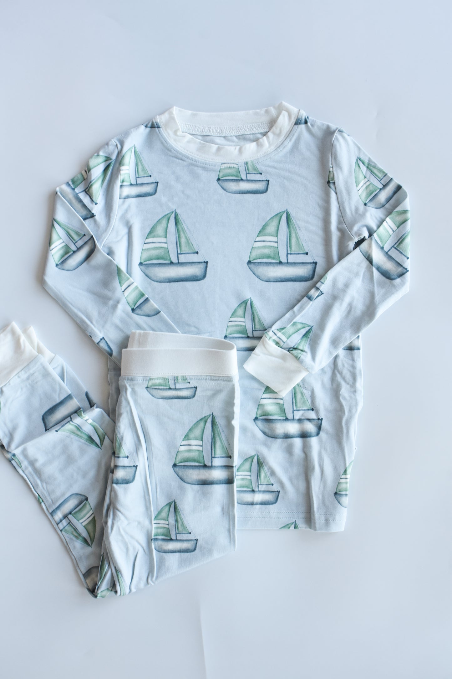 Seaside Sleepin' Boy's Bamboo PJ Pant Set