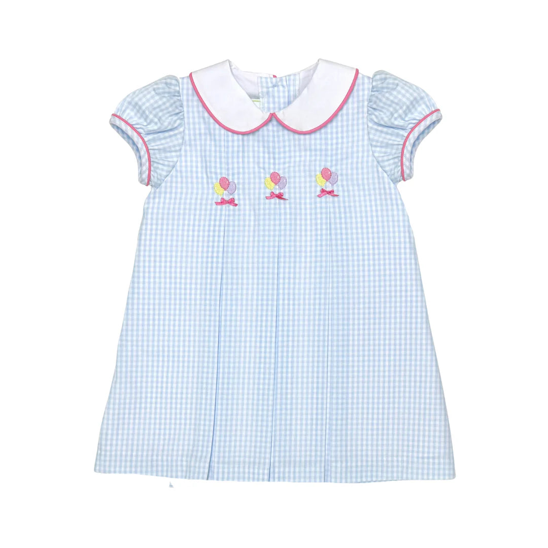Camilla Blue Gingham Birthday Dress