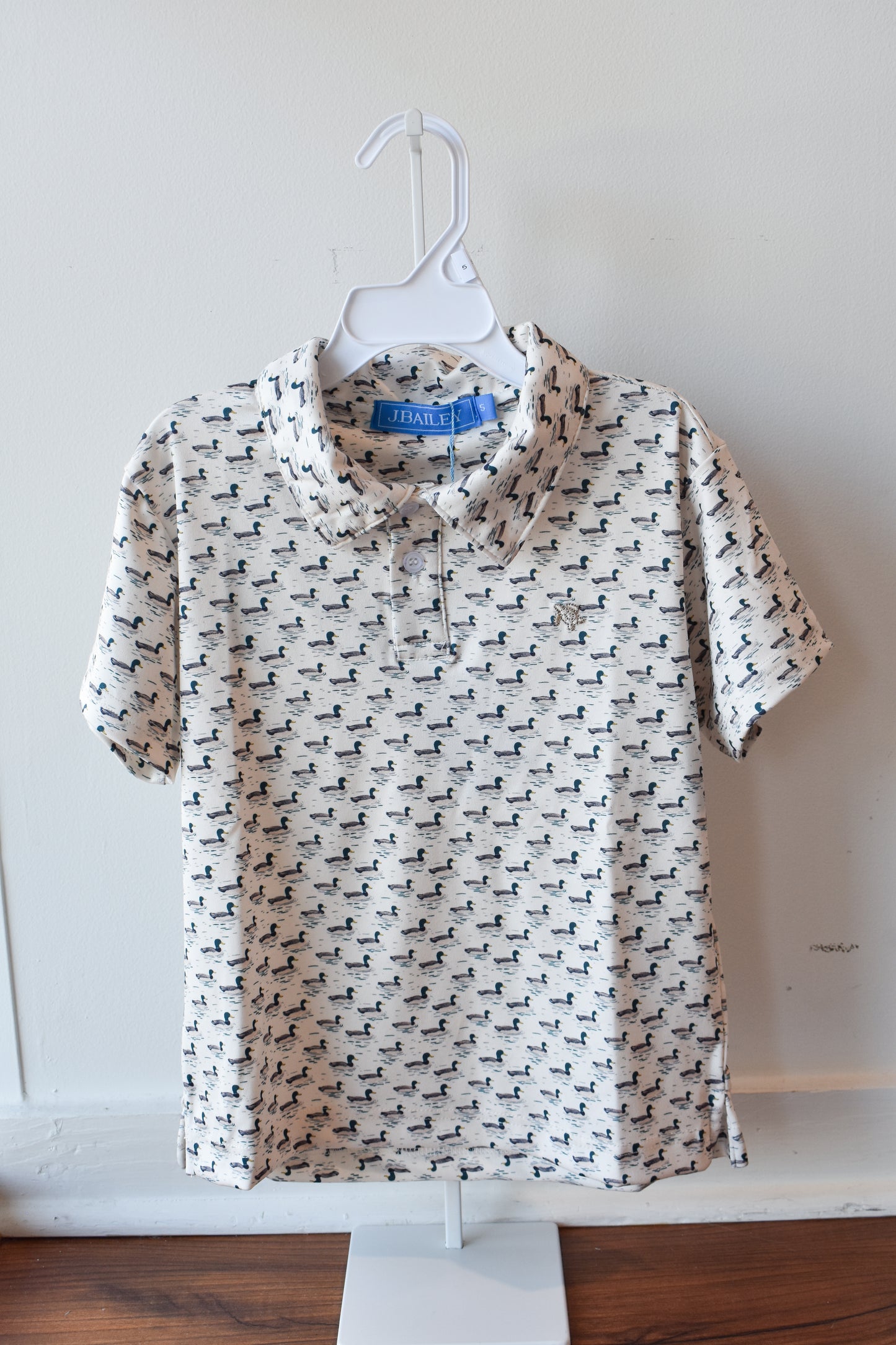 Short Sleeve Performance Polo-Mallard Print