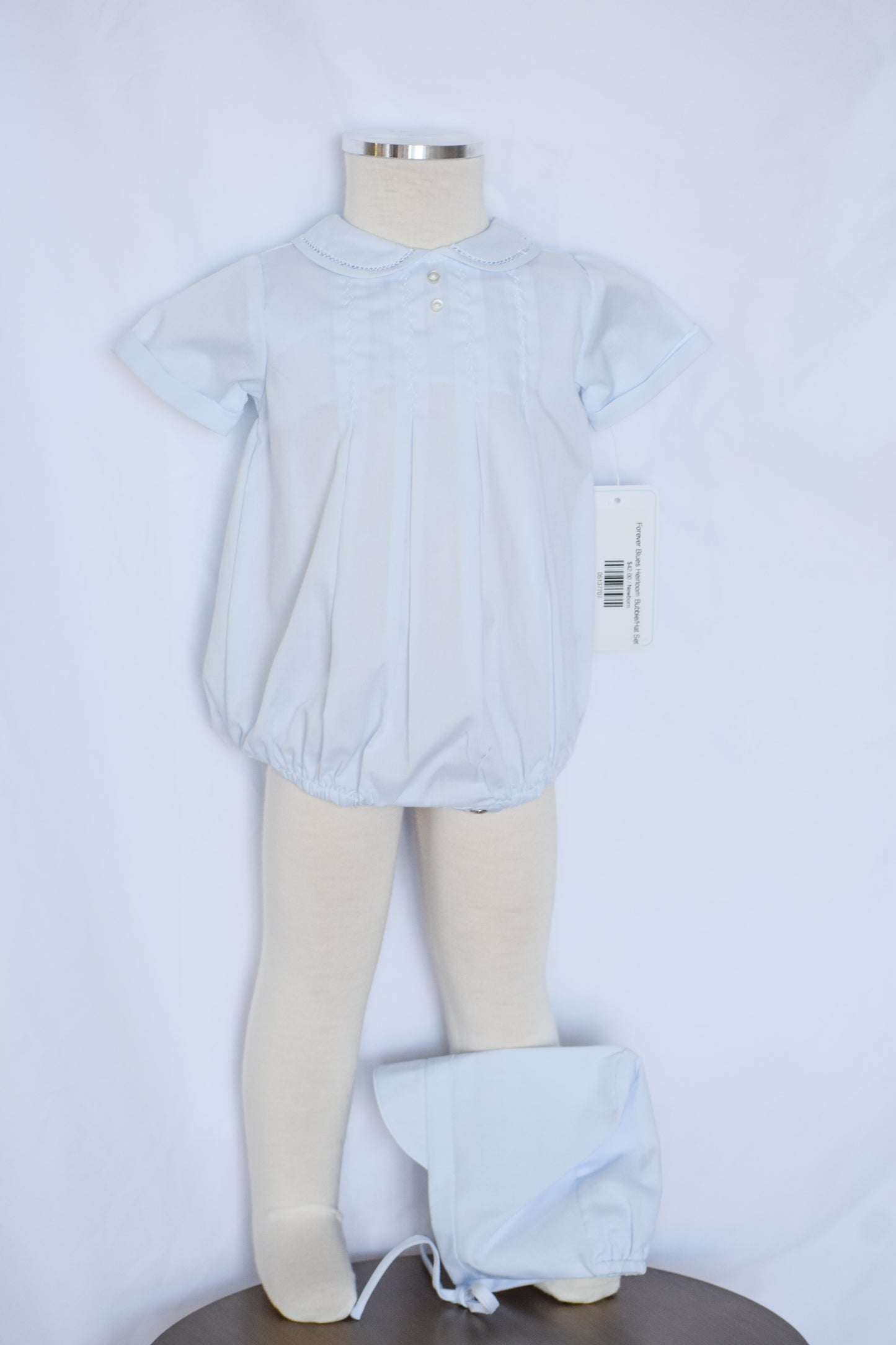 Forever Blues Heirloom Bubble/Hat Set