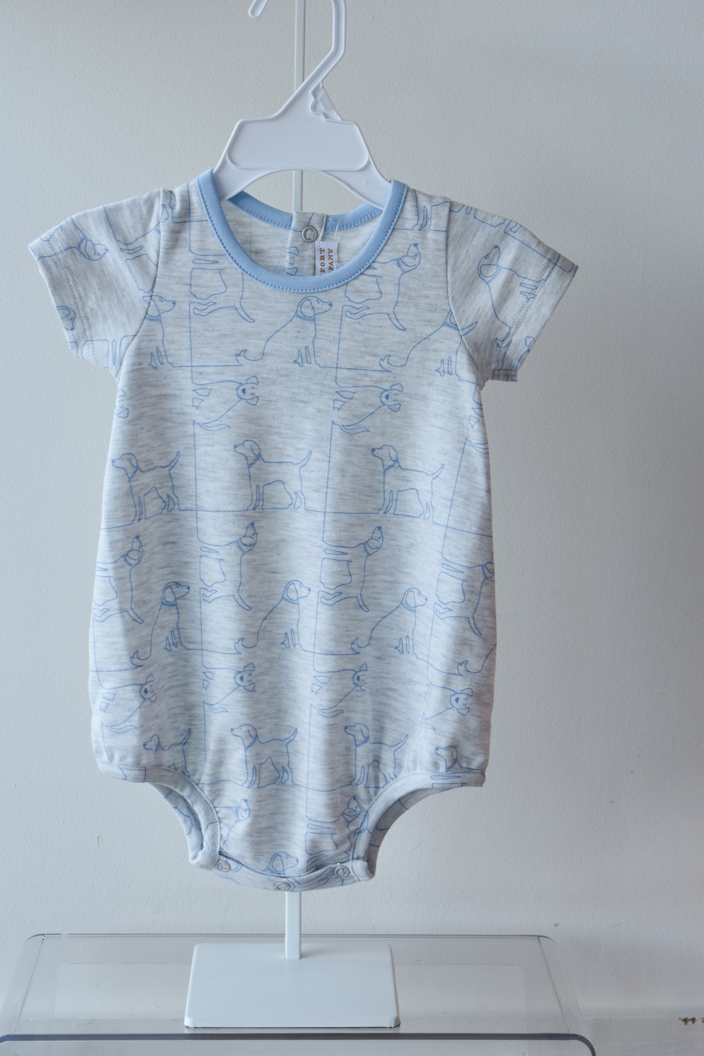 Short Sleeve Patton Play Bubble-Puppy Puzzle