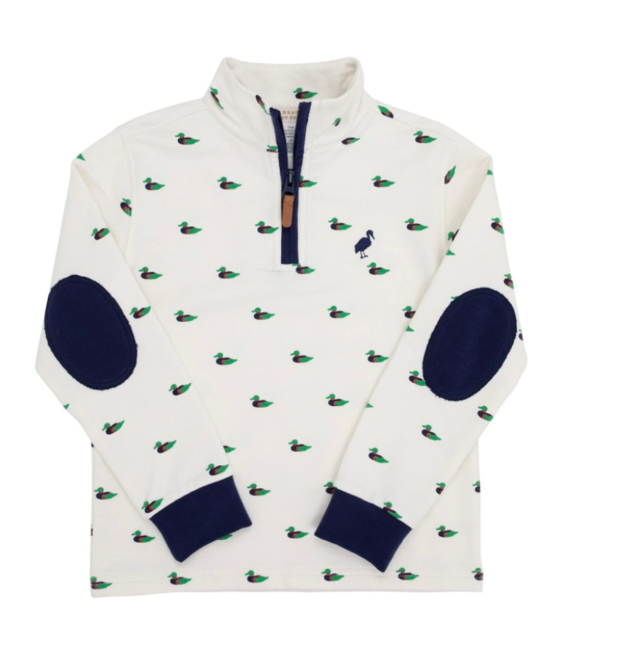 Hayword Half Zip-Golf Club Quack Quacks/Nantucket Navy