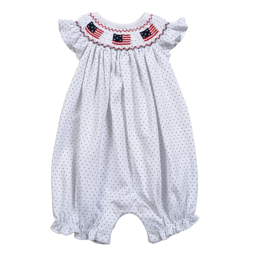 Flags n Fun Hand Smocked Dot Bubble