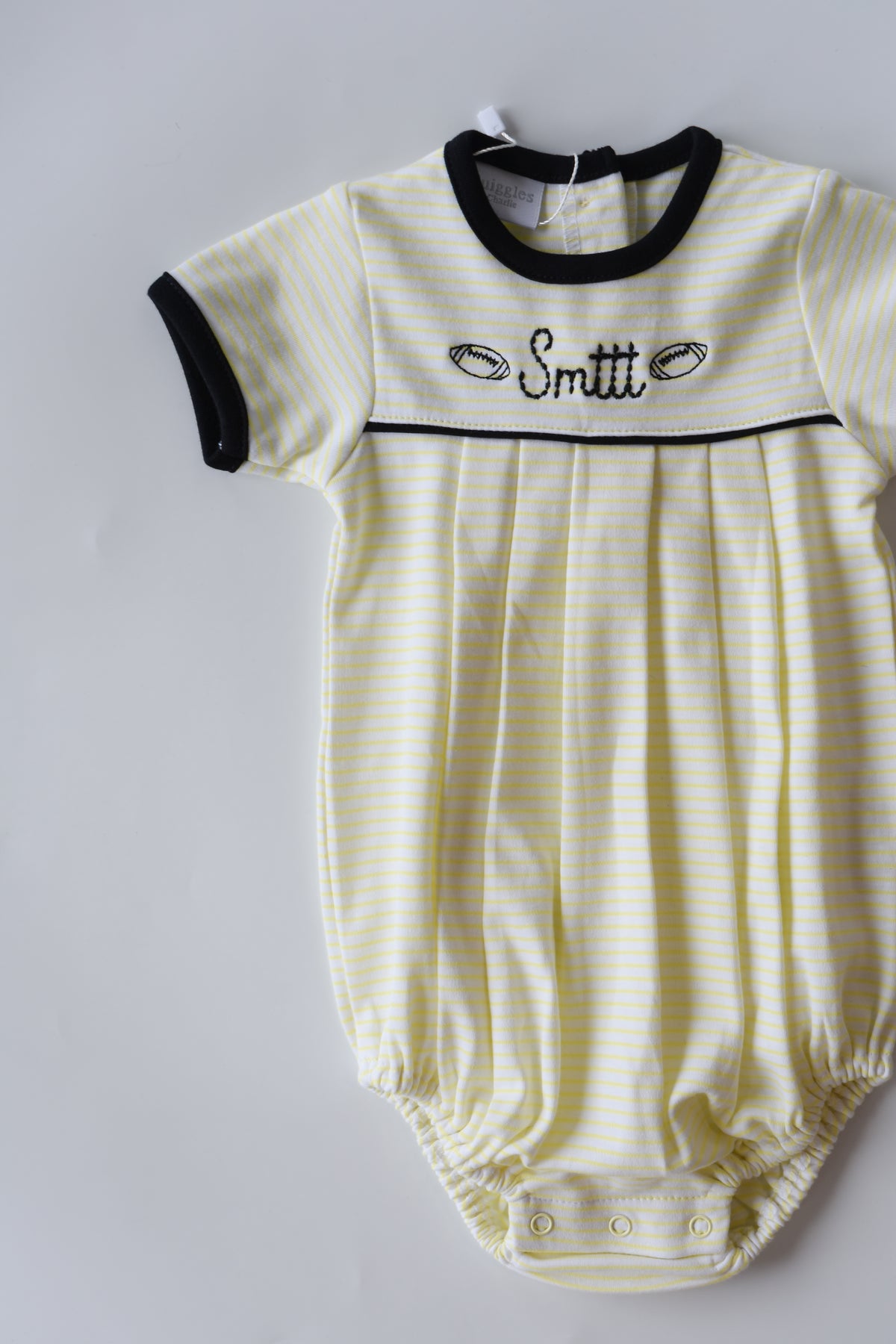 Smttt Football Embroidered Boy Bubble