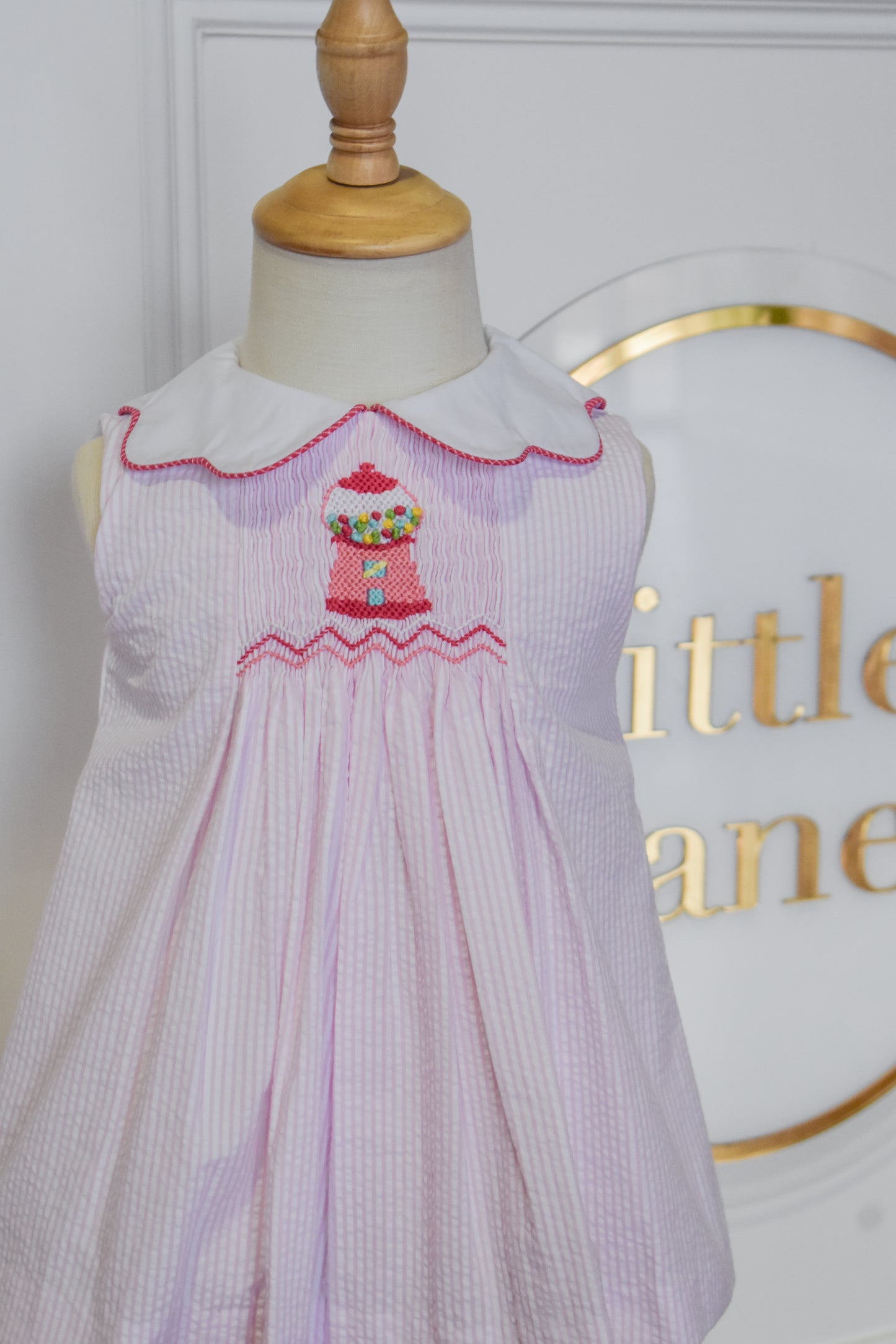 Bubblegum Bliss Seersucker Bloomer Set