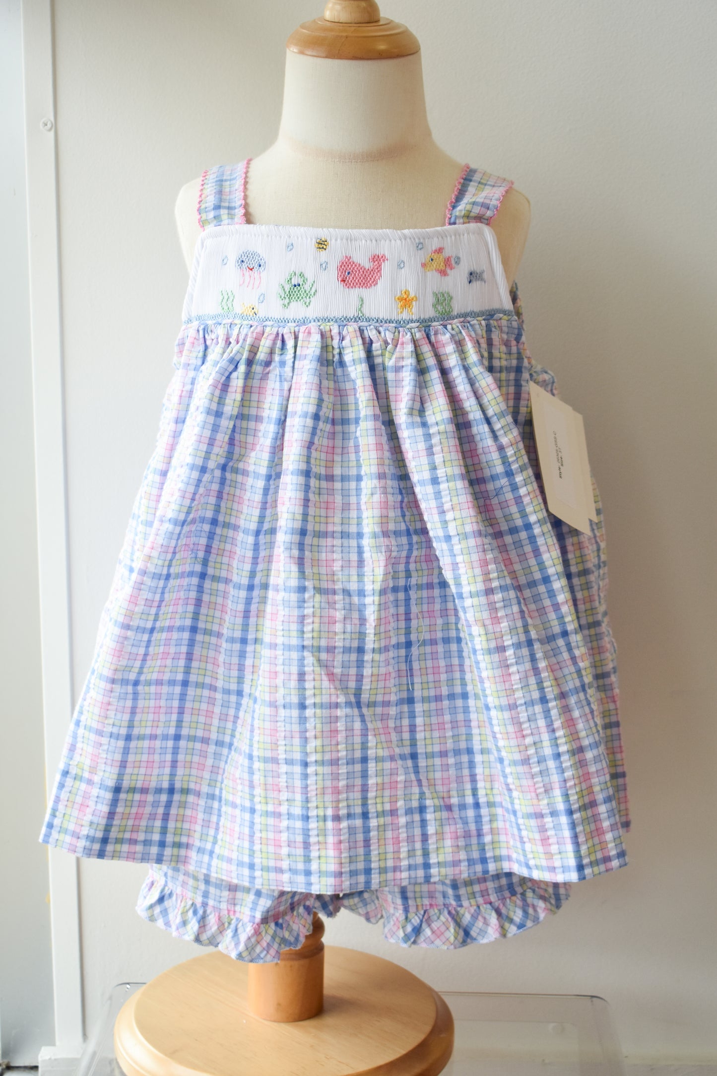 Under The Sea Girl's Ruffled Short Set