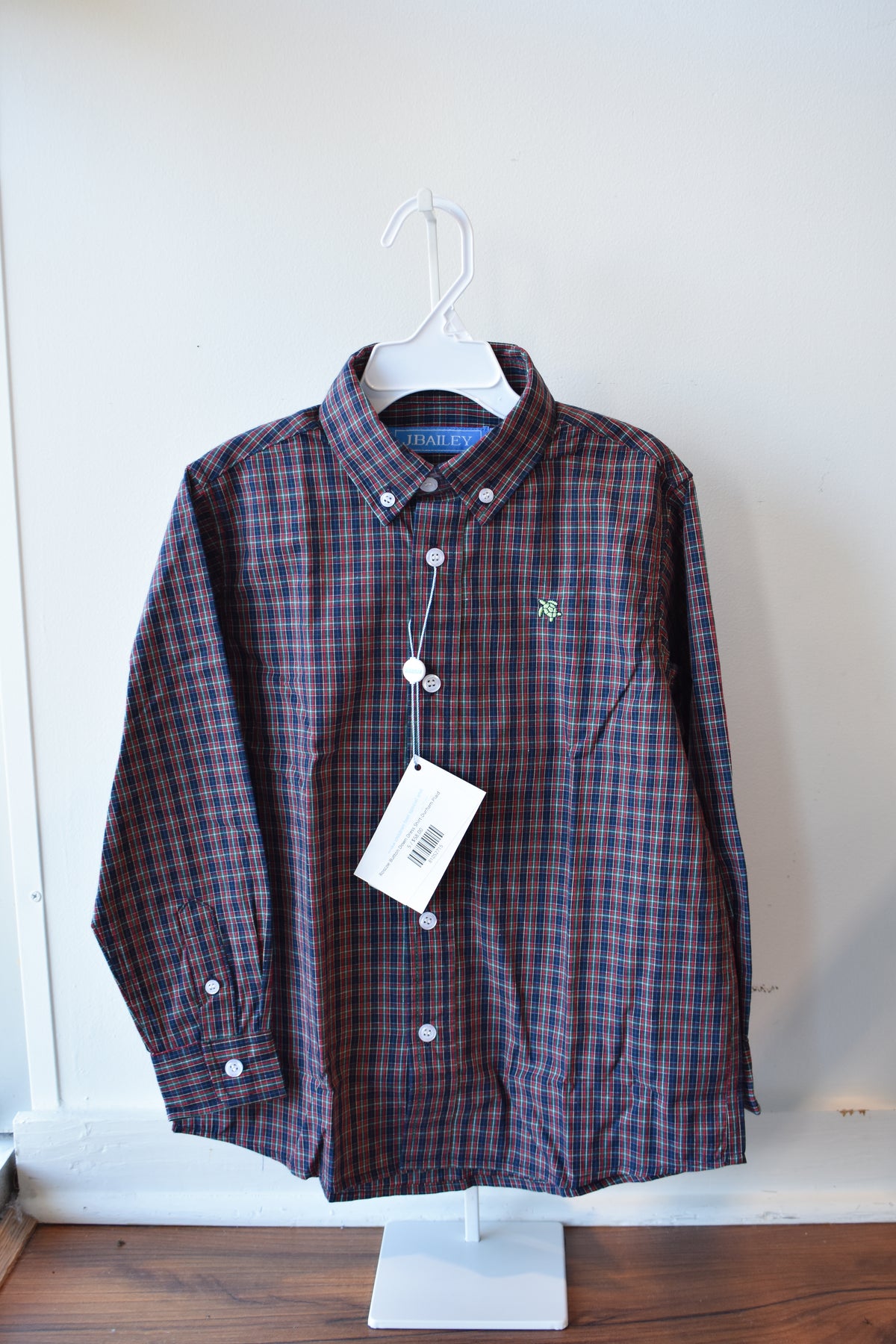 Roscoe Button Down Dress Shirt-Durham Plaid
