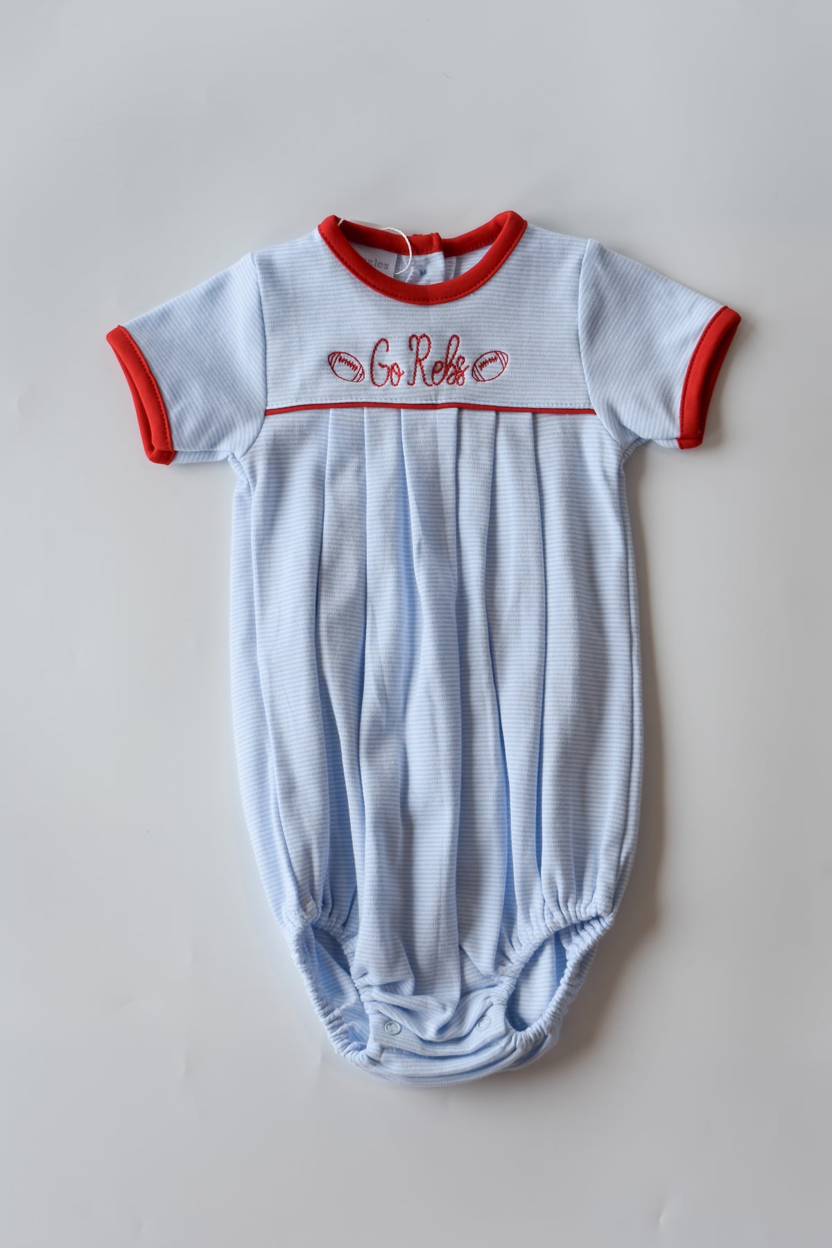 Go Rebs Football Embroidered Bubble