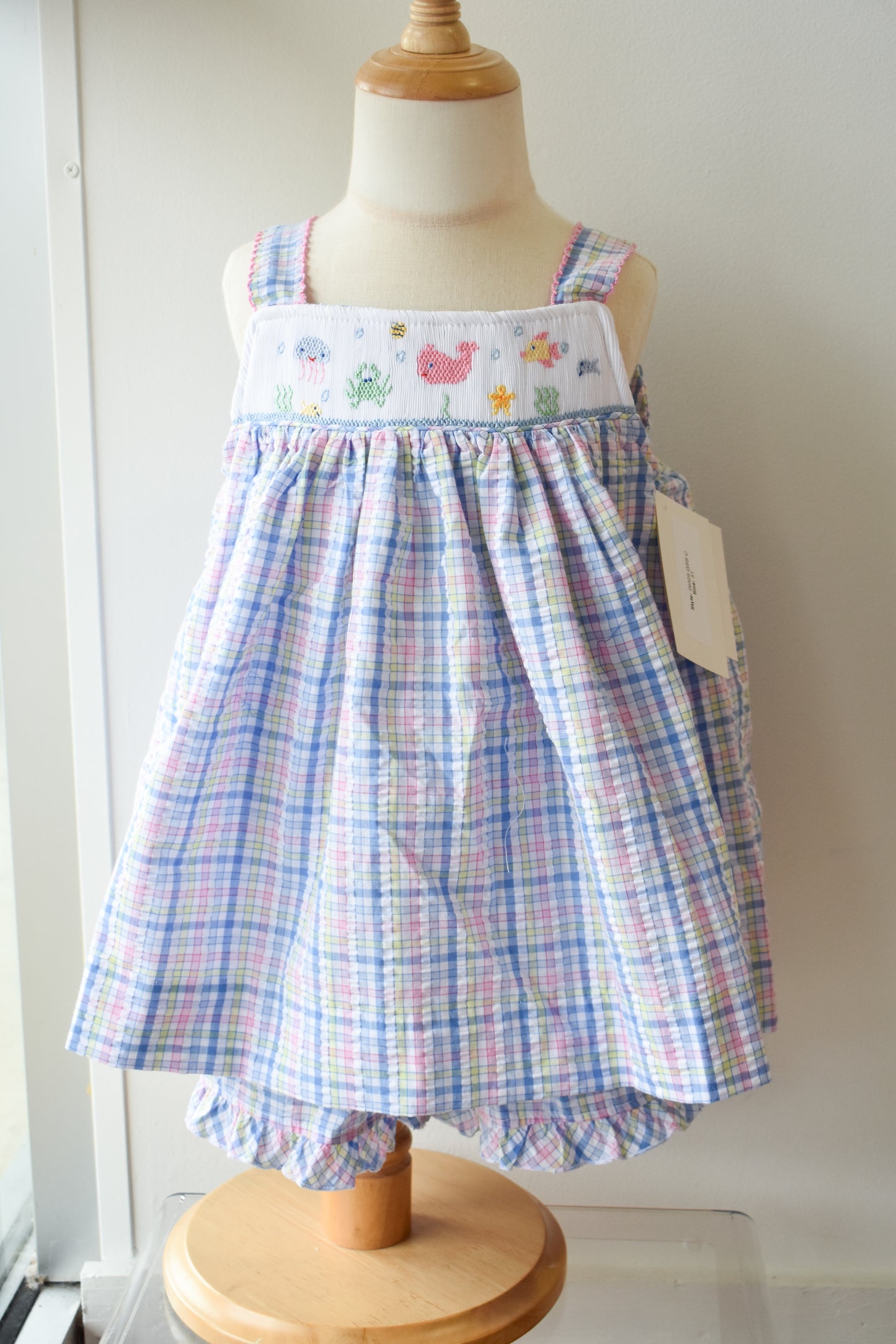 Under The Sea Girl's Ruffled Short Set